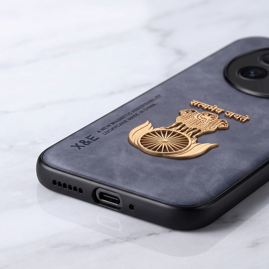 Realme 12 Pro+ 5G Satyamev Jayate Comfortable Leather Phone Case