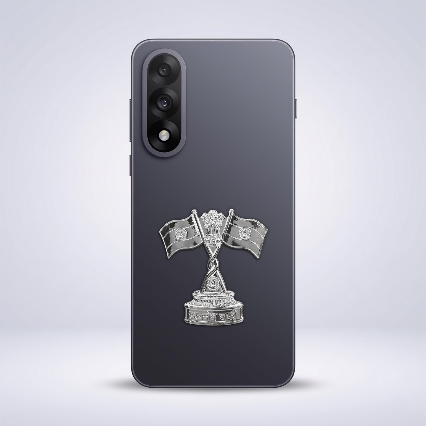 OnePlus Nord 5 5G Compatible Satyamev Jayate 3D Metal Emblem Sticker