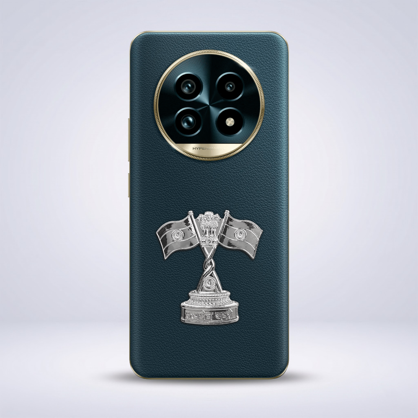 Realme 13 Pro+ 5G Compatible Satyamev Jayate 3D Metal Emblem Sticker