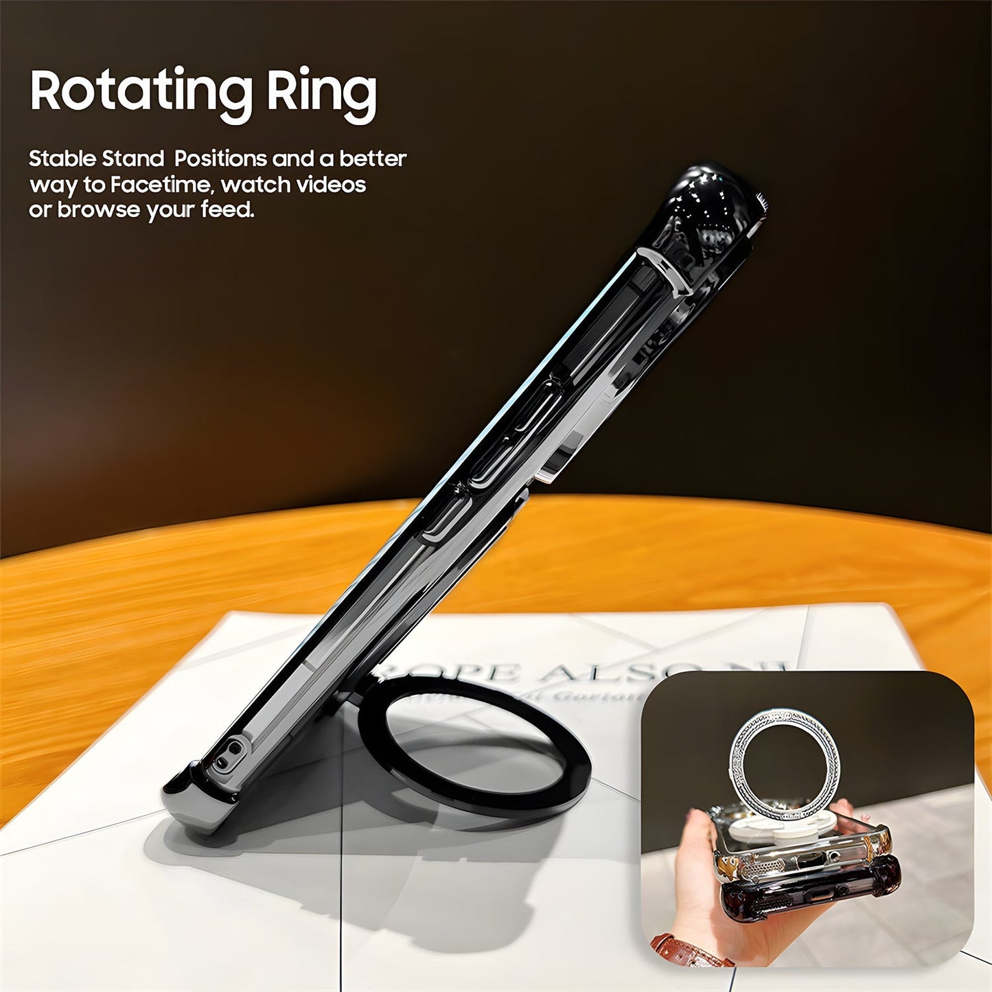 Vivo V70 FE 5G Premium Stress Buster Wheel Rotating Shockproof Airbags Case