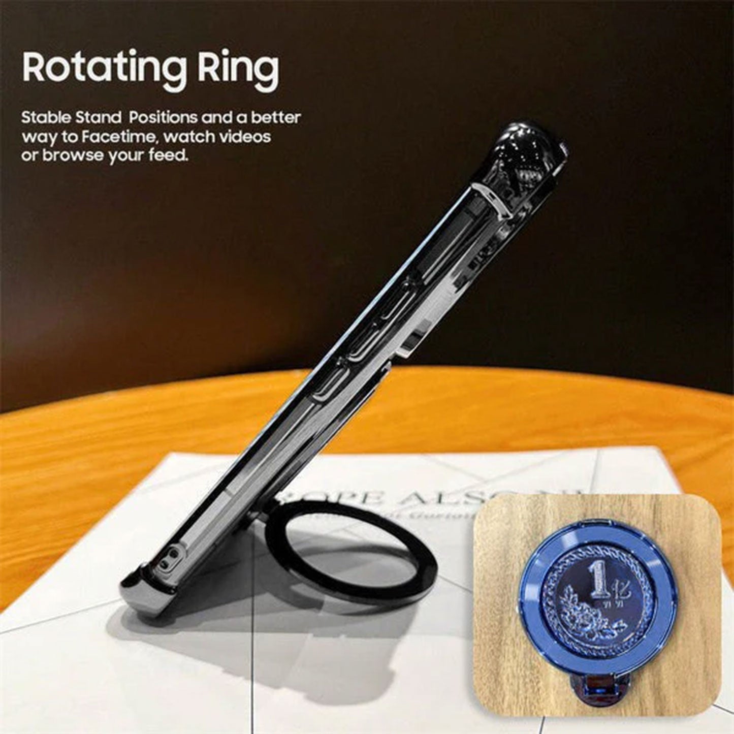 Oppo Reno 15 5G Premium Billion Wheel Rotating Shockproof Airbags Case