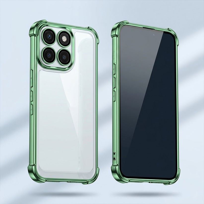 Motorola Edge 70 5G Anti-Yellow Electroplating Transparent Airbags Case