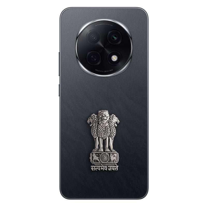 Oppo F29 Pro 5G Compatible Satyamev Jayate 3D Metal Emblem Sticker