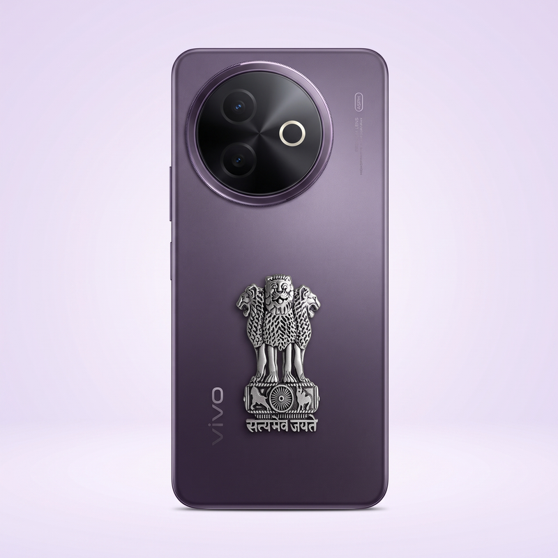 Vivo Y39 5G Compatible Satyamev Jayate 3D Metal Emblem Sticker