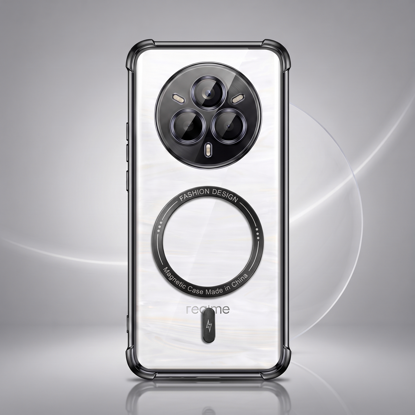 Realme 14 Pro+ 5G Premium Magnetic MagSafe Shockproof Airbag Case
