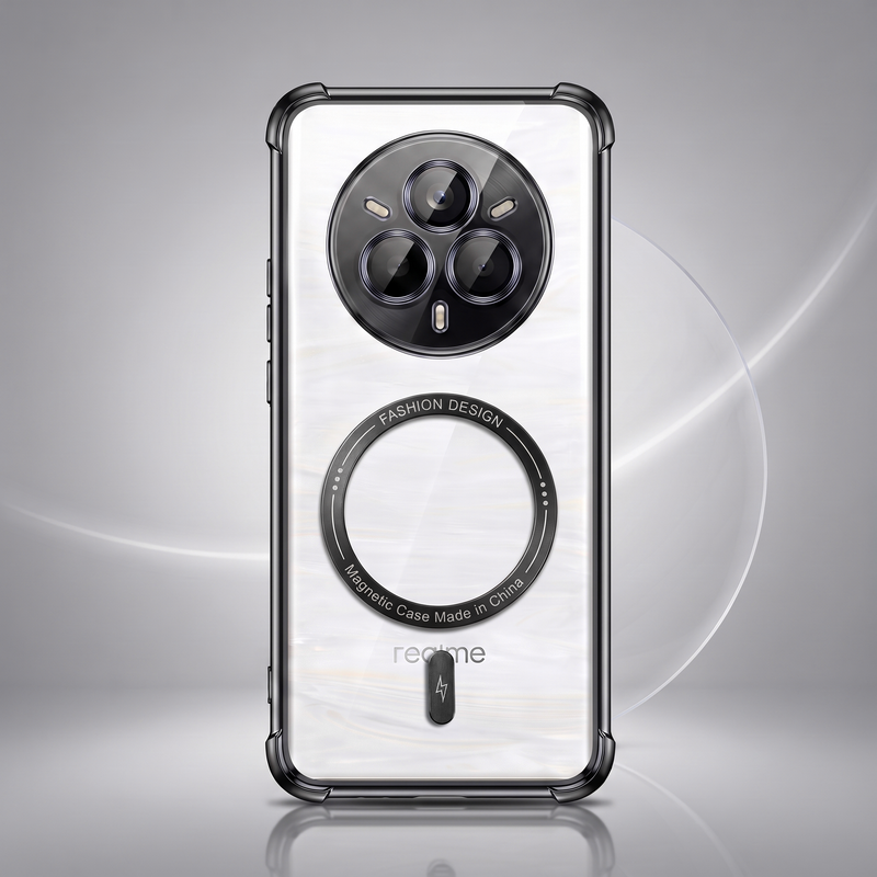 Realme 14 Pro+ 5G Premium Magnetic MagSafe Shockproof Airbag Case