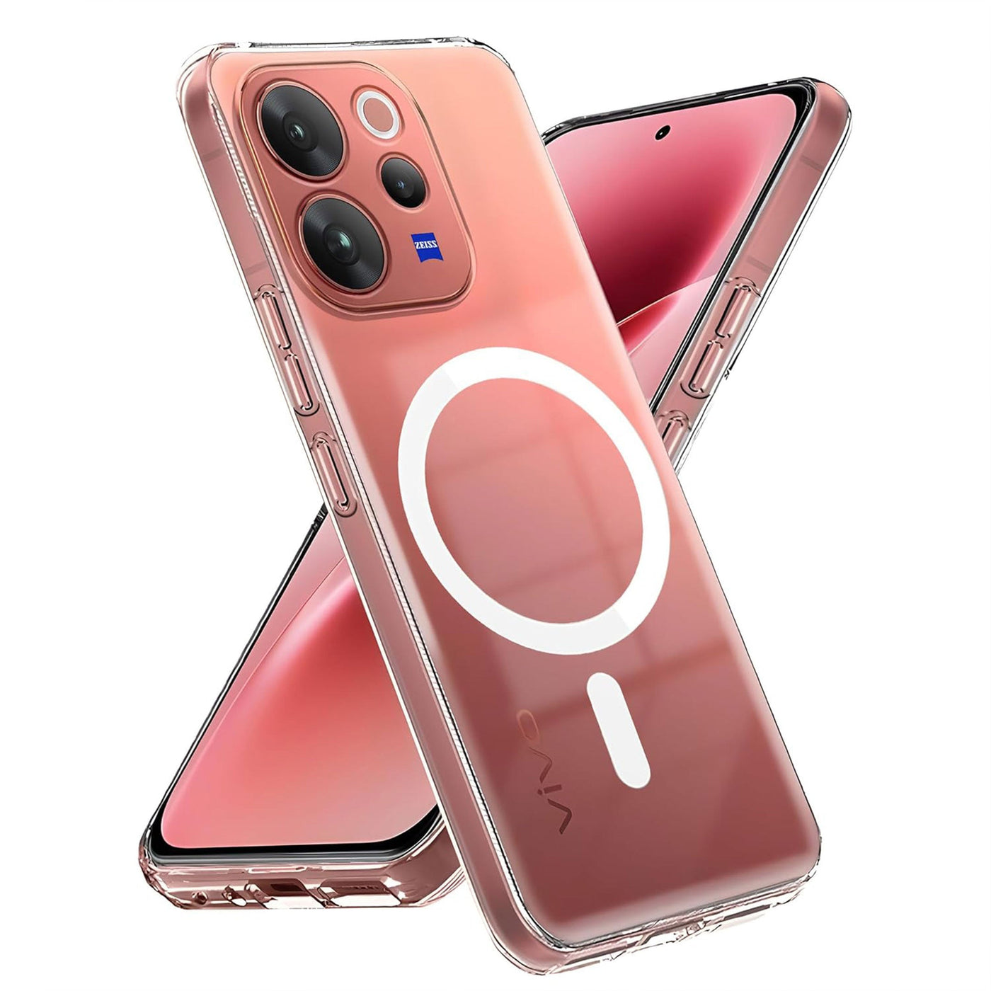 Vivo V70 5G Clear Anti-Yellow MagSafe Protective Case