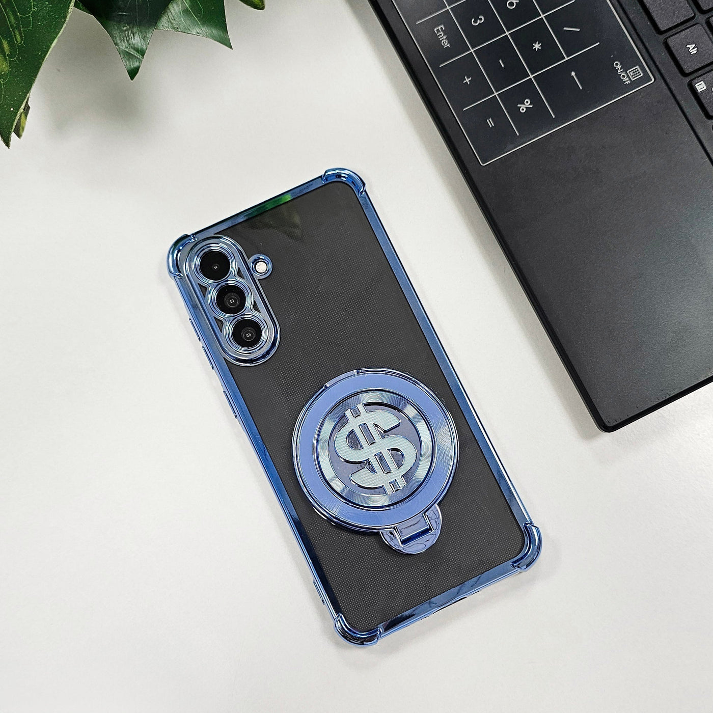 Samsung Galaxy A15 5G Four Corner Airbags 100% Original Astro Money Magnet Rotating Dollar Case