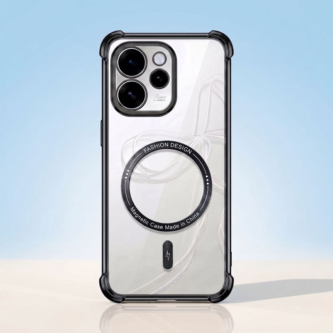 Oppo Reno 15 Pro Mini 5G Premium Magnetic MagSafe Shockproof Airbag Case (2.O)
