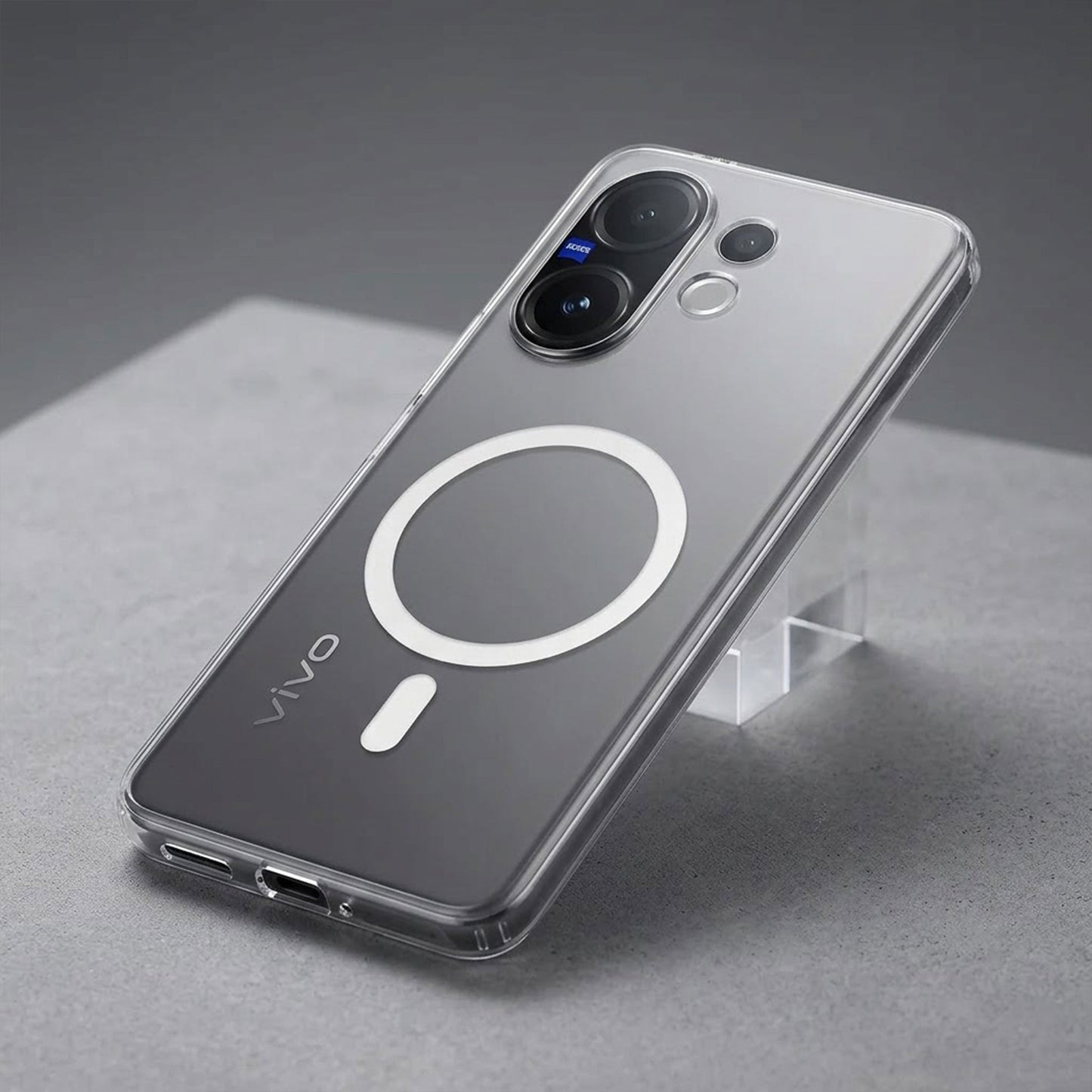 Vivo V60 5G Clear Anti-Yellow MagSafe Protective Case