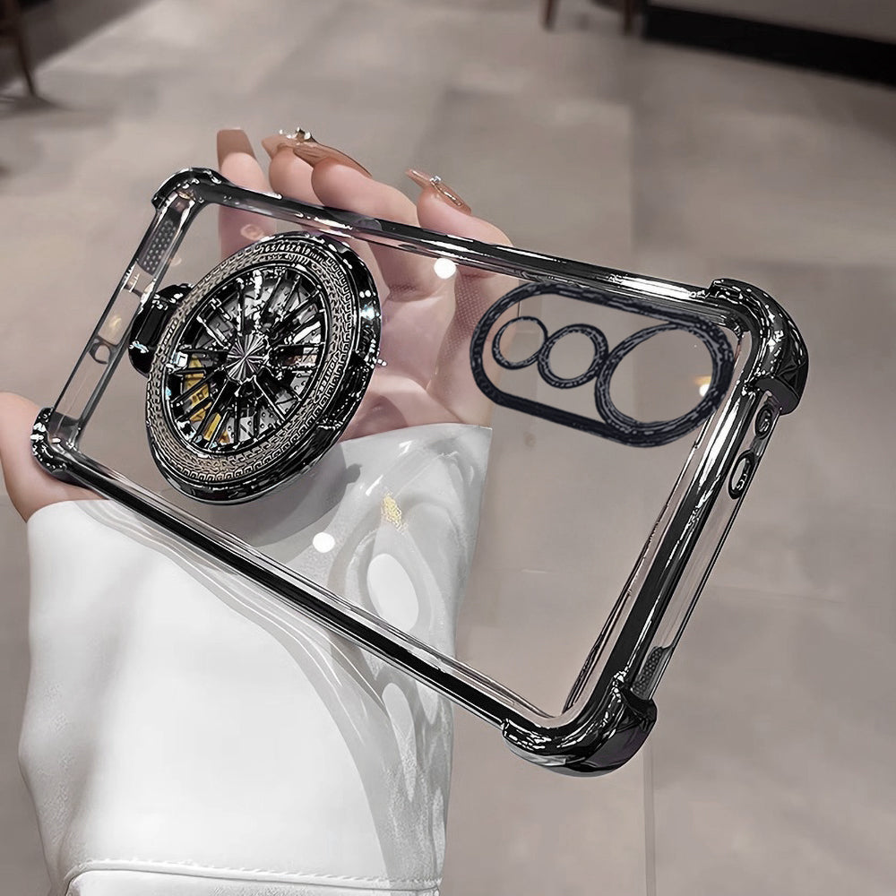 Vivo V40 5G Premium Stress Buster Wheel Rotating Shockproof Airbags Case