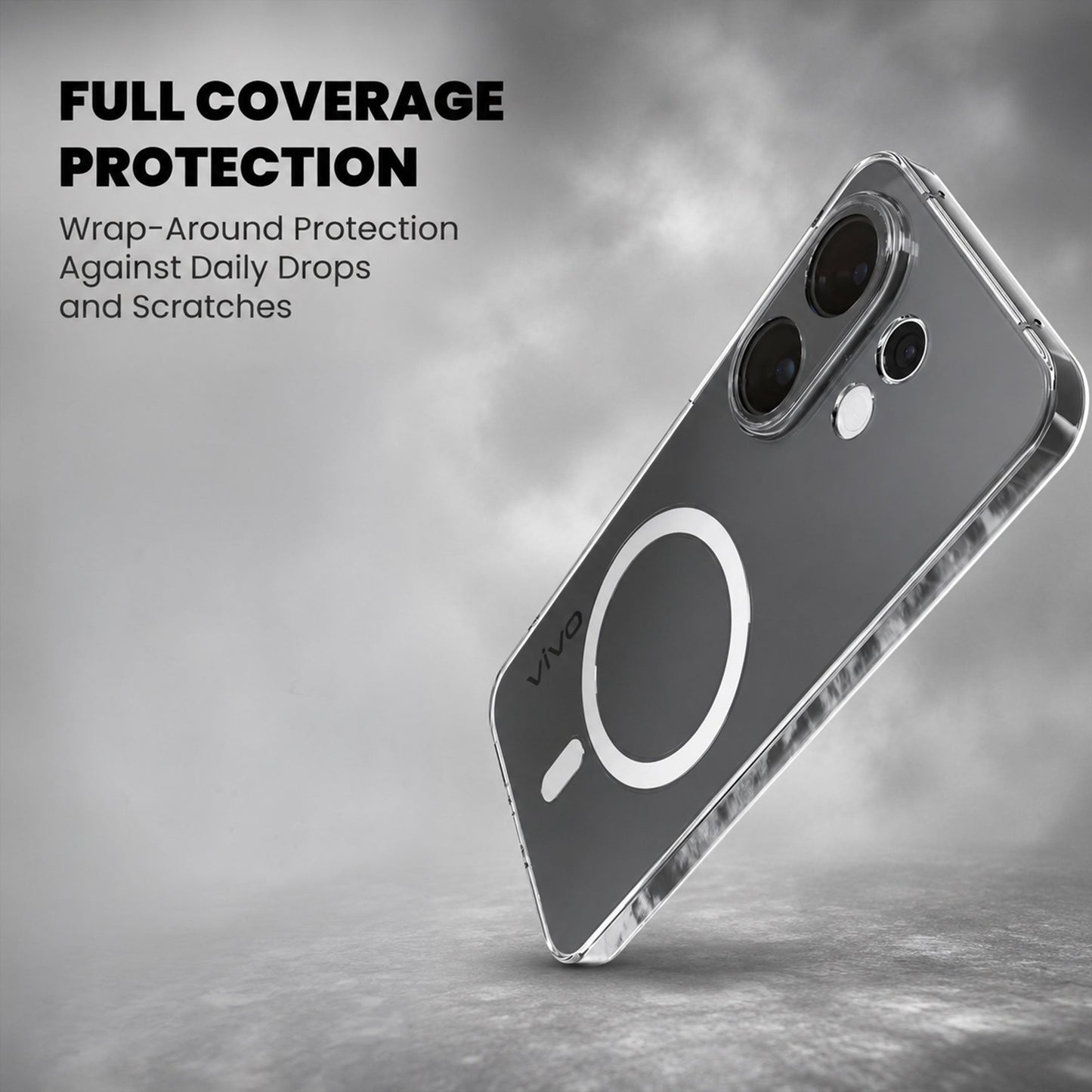 Vivo V60 5G Clear Anti-Yellow MagSafe Protective Case