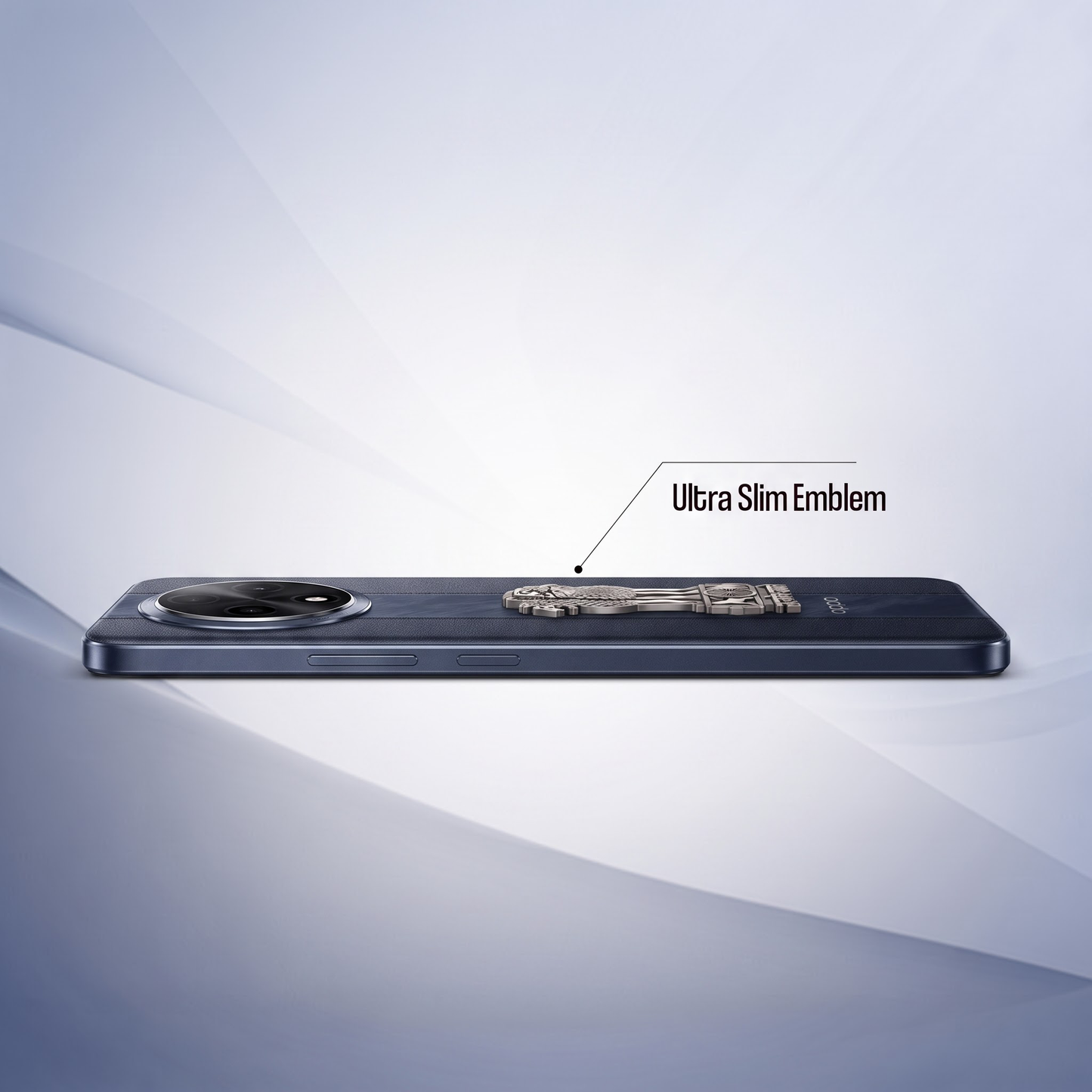 Oppo F27 Pro+ 5G Compatible Satyamev Jayate 3D Metal Emblem Sticker