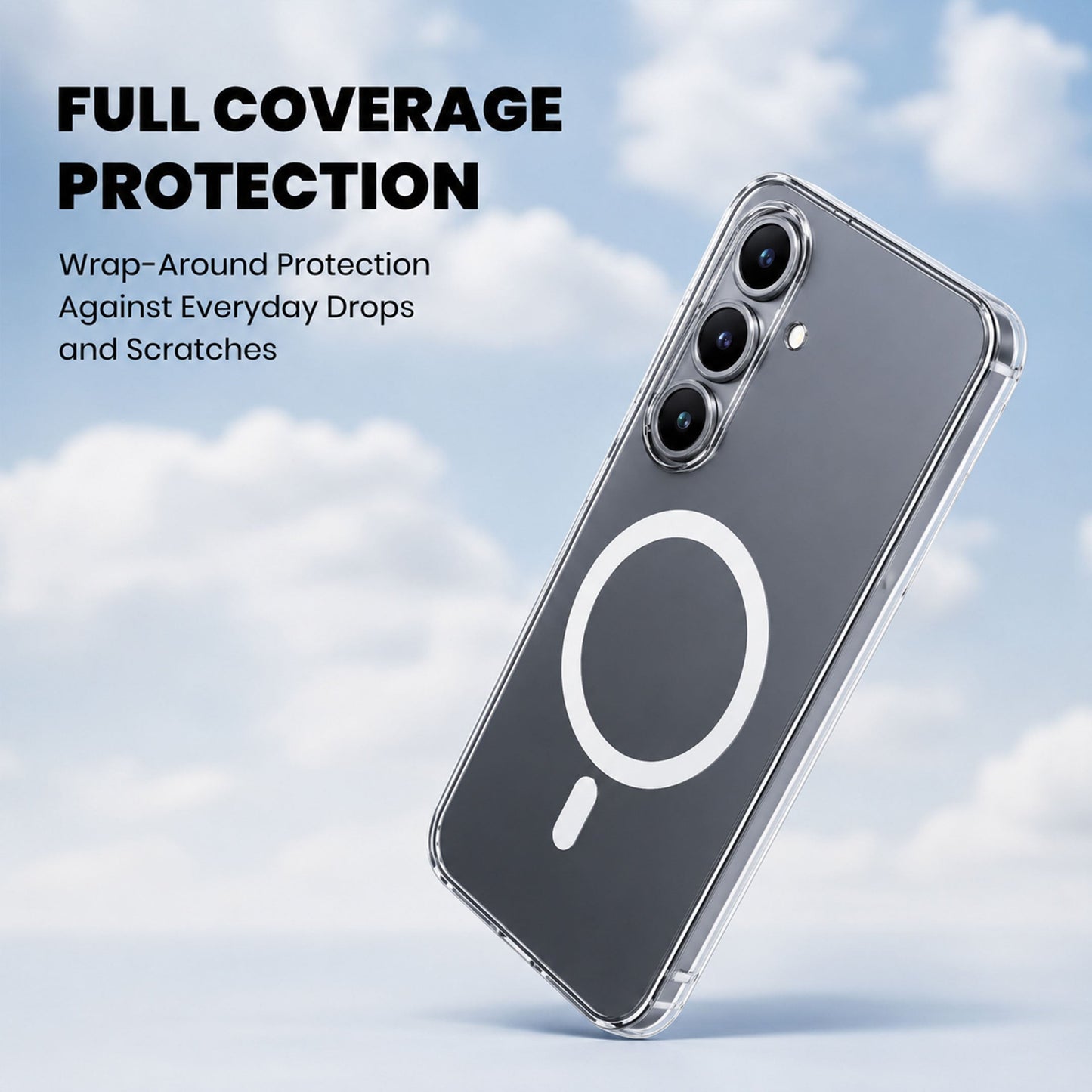 Samsung Galaxy A36 5G Clear Anti-Yellow MagSafe Protective Case