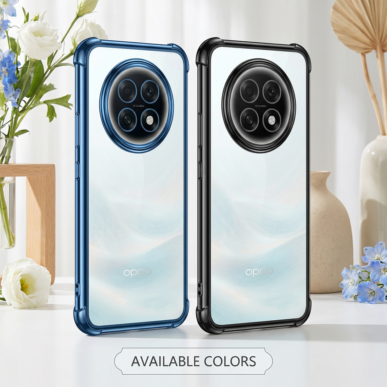 Oppo F31 Pro+ 5G Anti-Yellow Electroplating Transparent Airbags Case