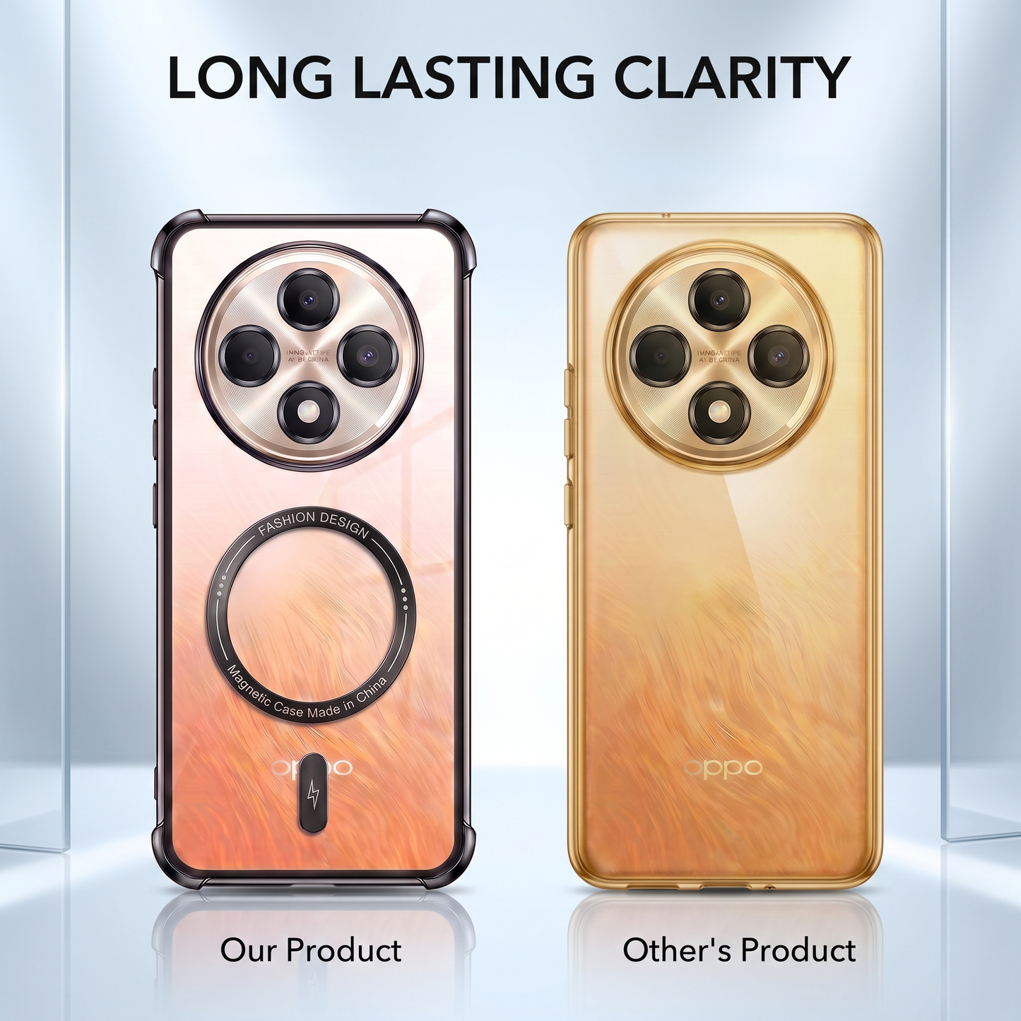 Oppo Reno 12F 5G Premium Magnetic MagSafe Shockproof Airbag Case