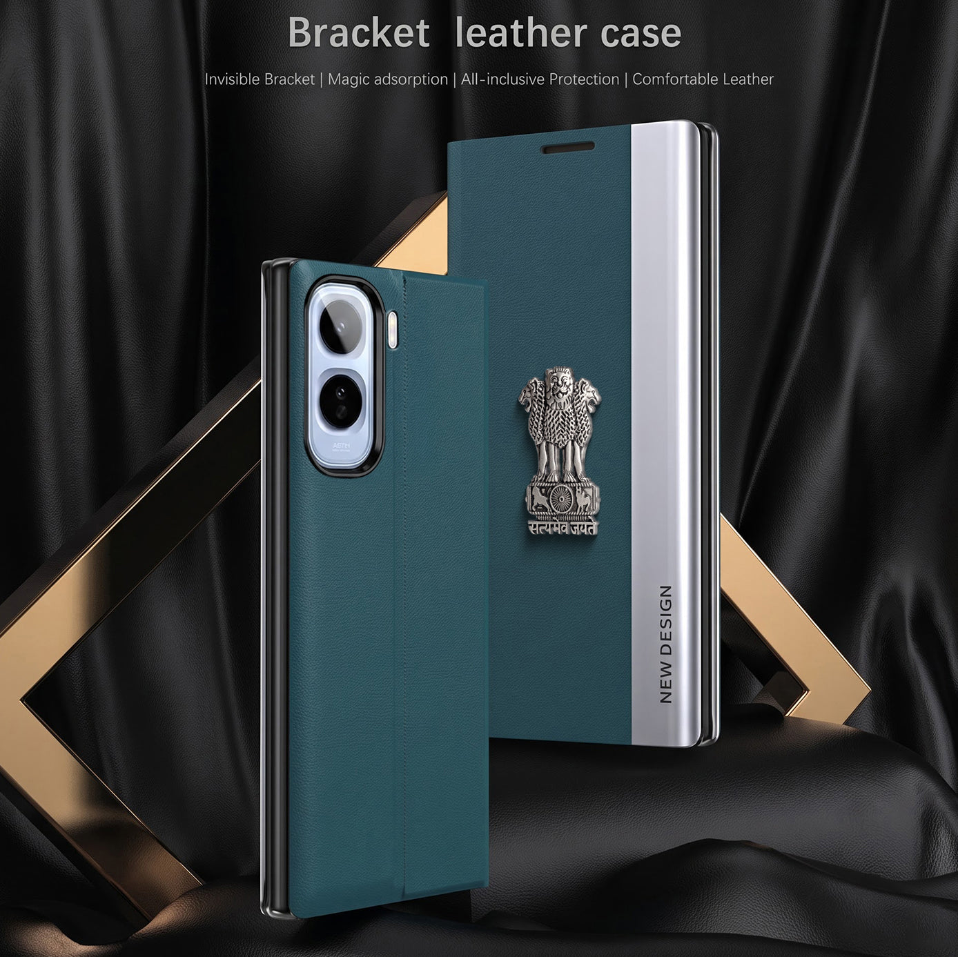 Vivo T5 Pro 5G Satyamev Jayate Flip Leather Case