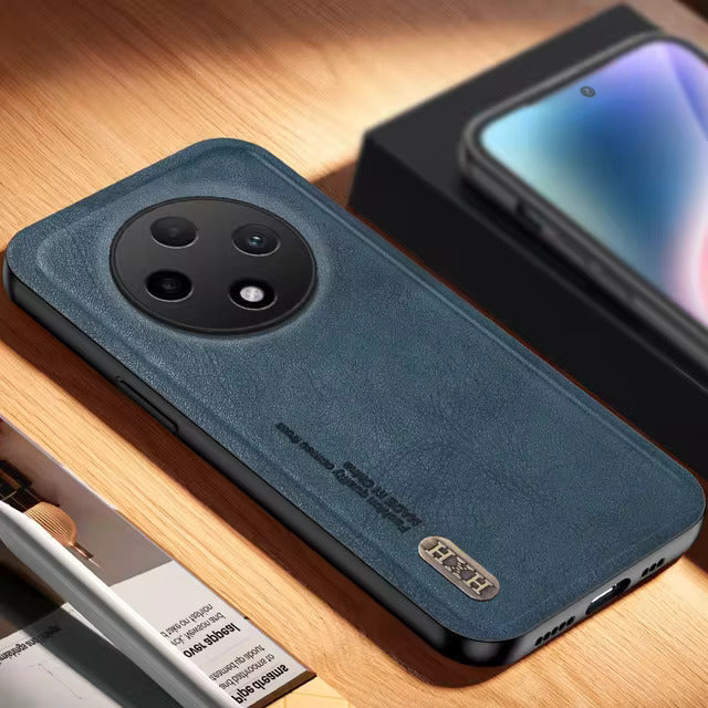 Oppo F27 Pro 5G Skin Feel Shockproof Magnetic Phone PU Leather Case