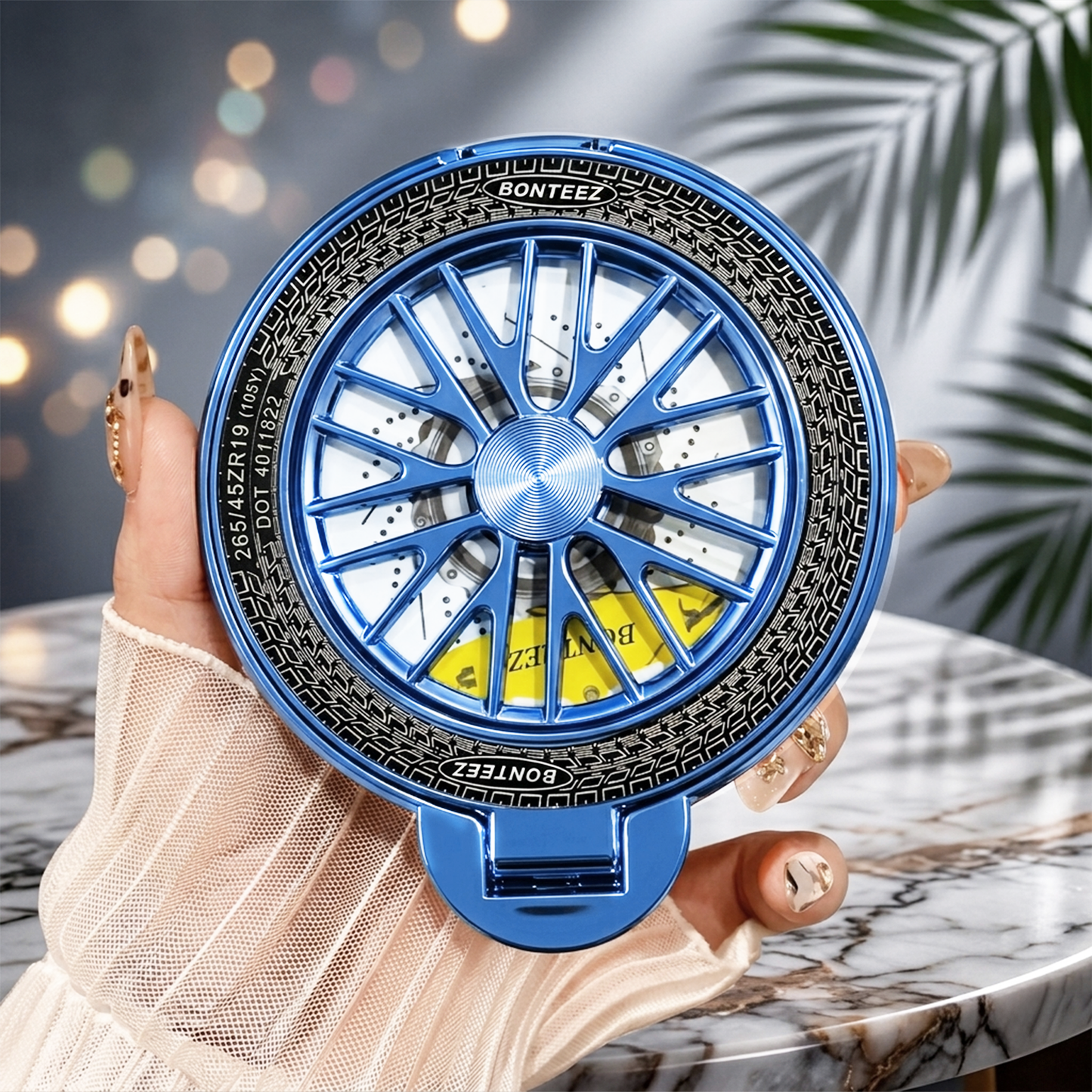 Vivo Y400 Pro 5G Premium Stress Buster Wheel Rotating Shockproof Airbags Case