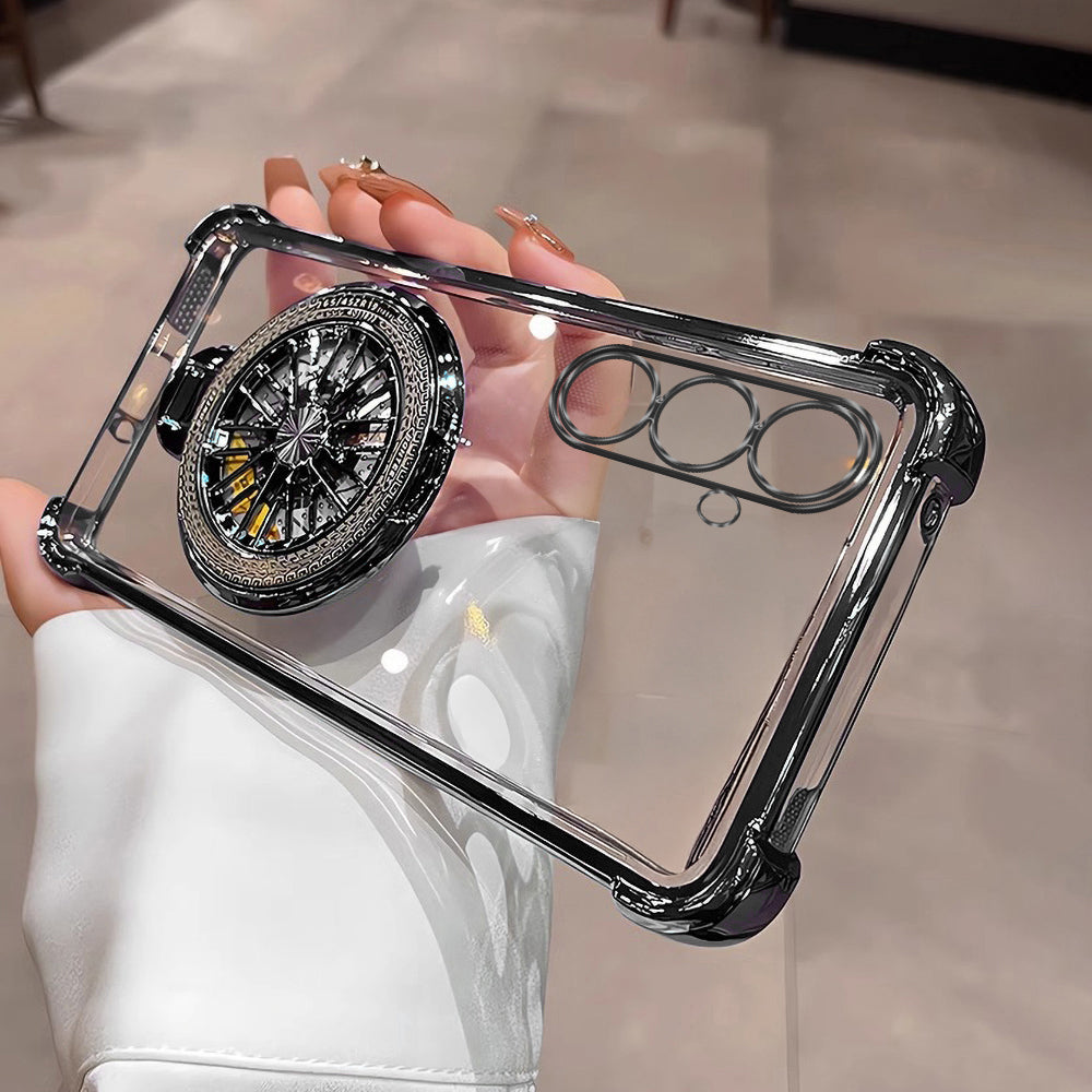 Samsung Galaxy A26 5G Premium Stress Buster Wheel Rotating Shockproof Airbags Case