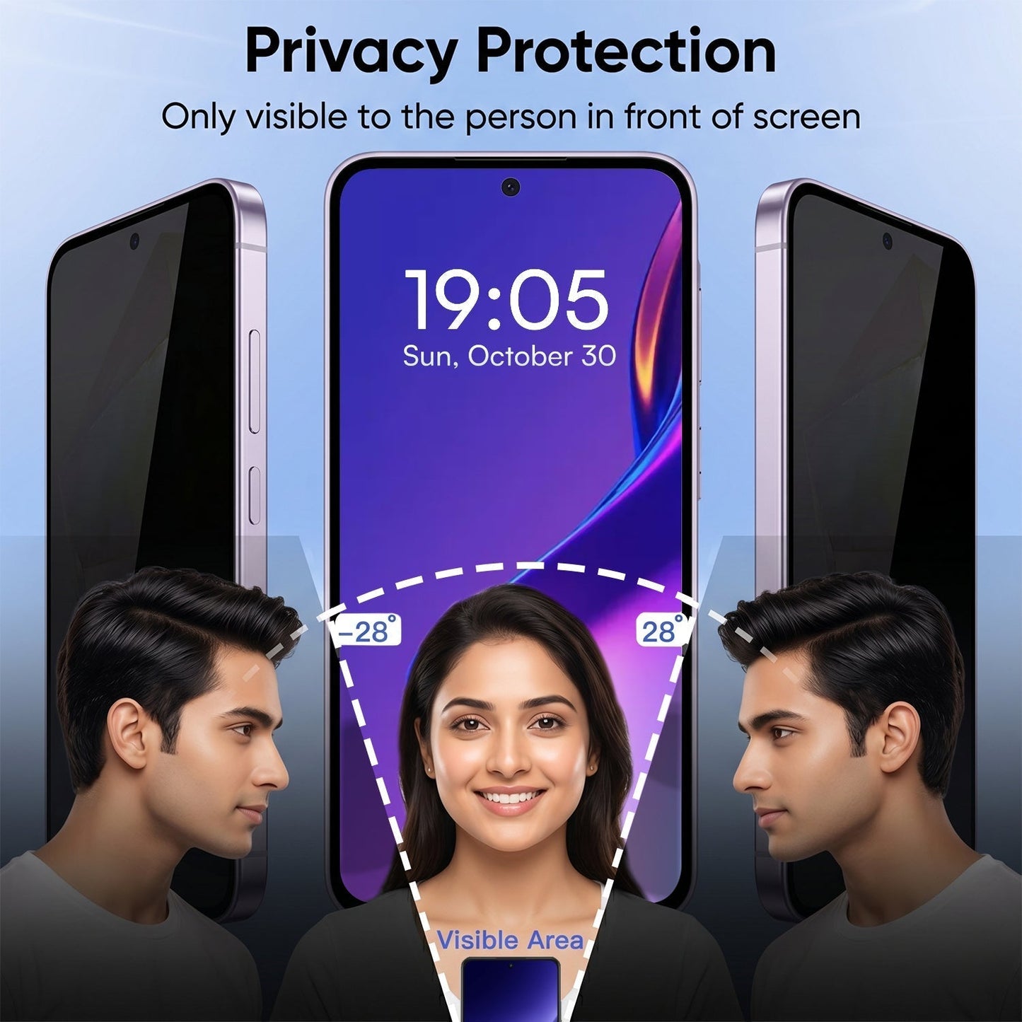 Oppo A3 Pro 5G Luxury Half Window Leather Flip Case