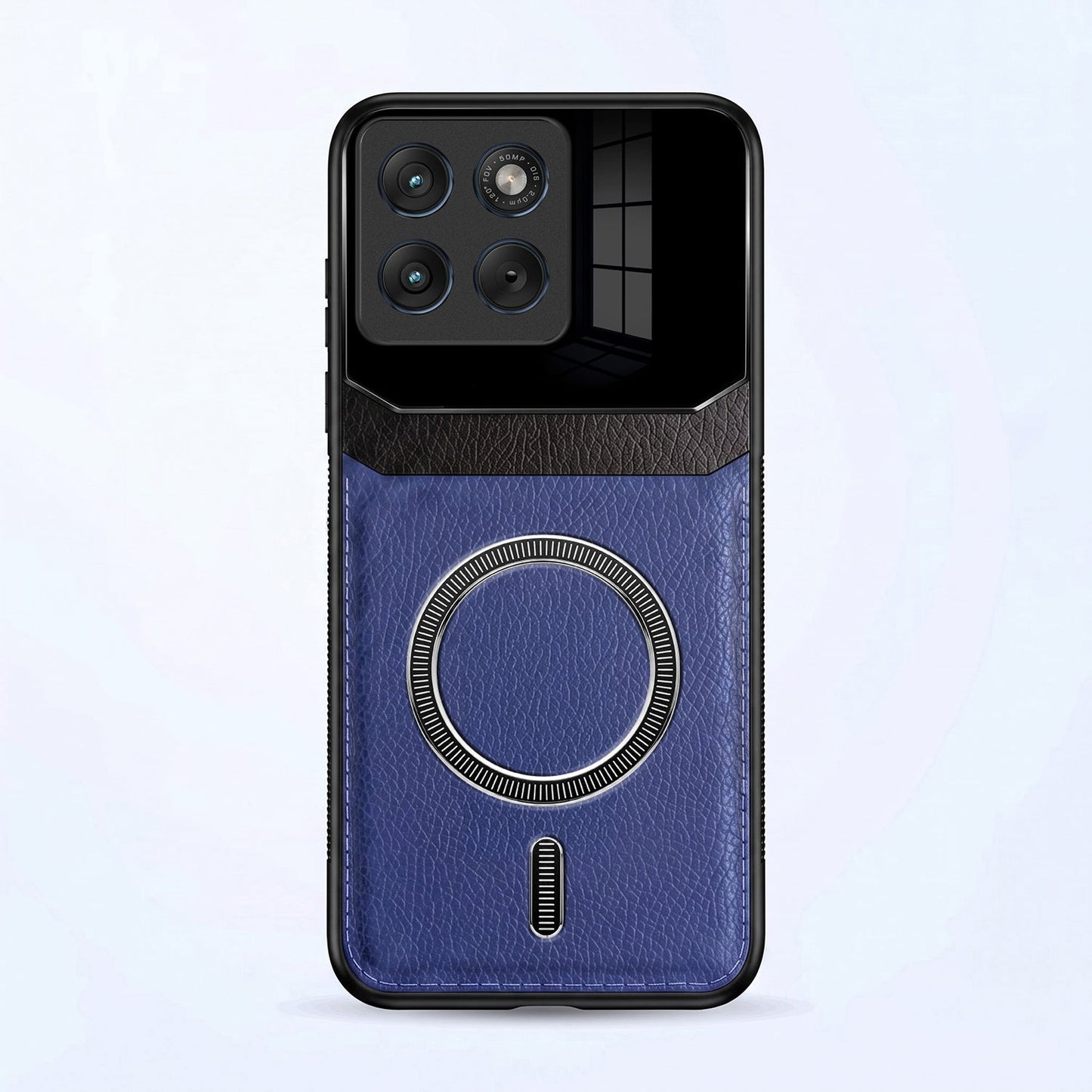 Motorola Edge 70 5G Premium Magsafe Magnetic Leather Lens Protective Case