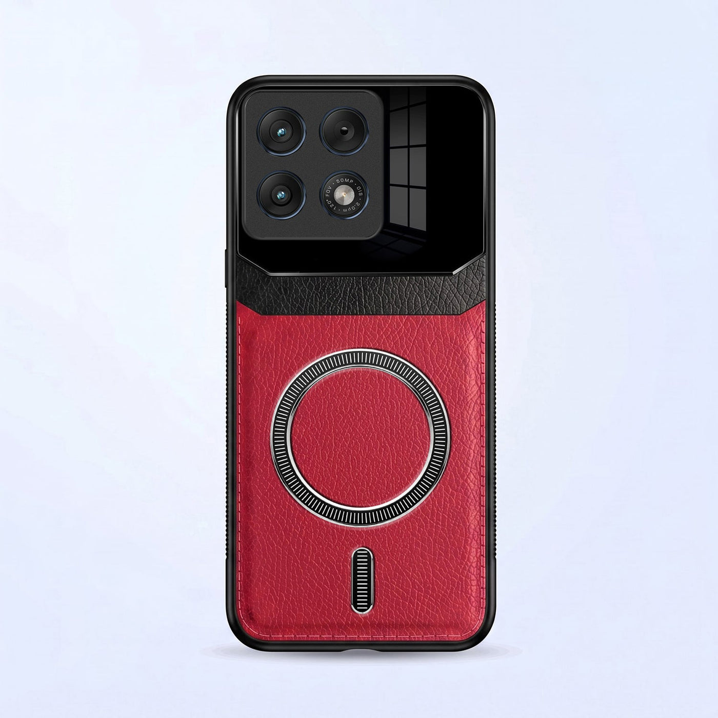 Motorola Edge 70 Pro 5G Premium Magsafe Magnetic Leather Lens Protective Case