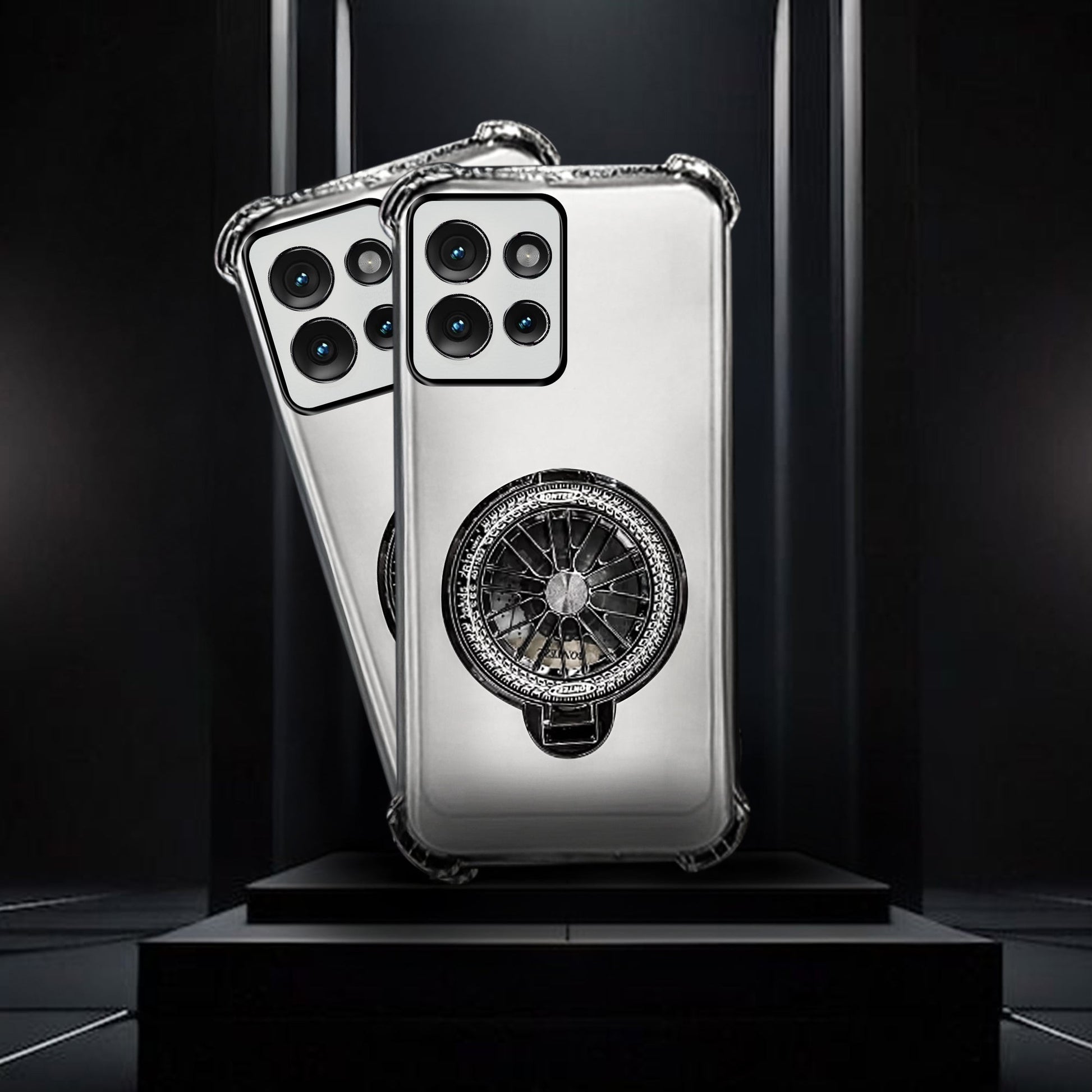 Motorola Edge 50 5G Premium Stress Buster Wheel Rotating Shockproof Airbags Case