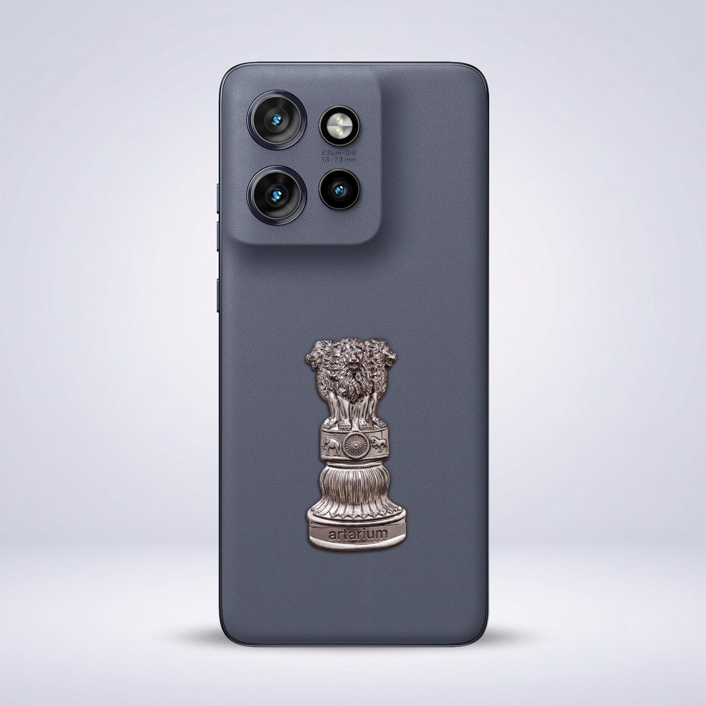 Motorola Edge 50 Neo 5G Compatible Satyamev Jayate 3D Metal Emblem Sticker
