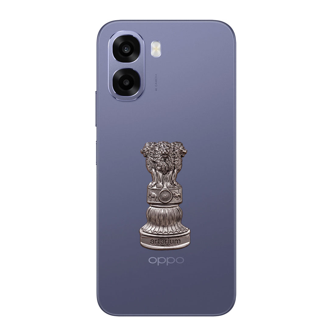 OPPO A6s 5G Compatible Satyamev Jayate 3D Metal Emblem Sticker