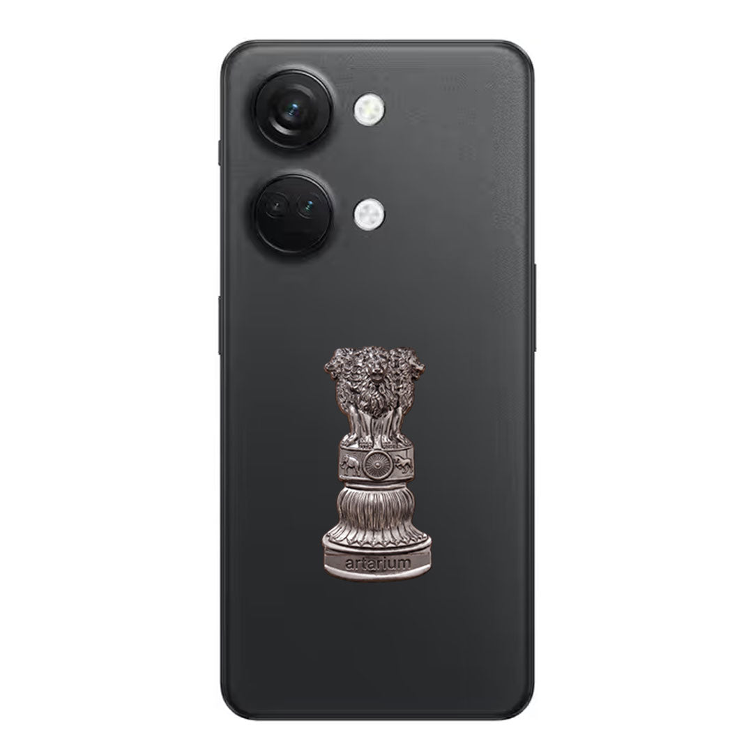 OnePlus Nord 3 5G Compatible Satyamev Jayate 3D Metal Emblem Sticker