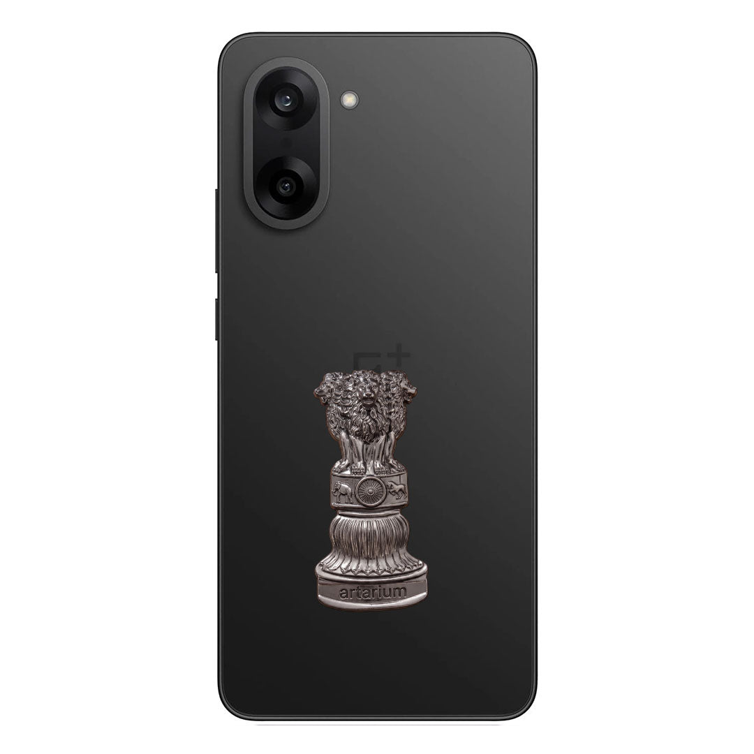 One Plus Nord CE5 5G Compatible Satyamev Jayate 3D Metal Emblem Sticker