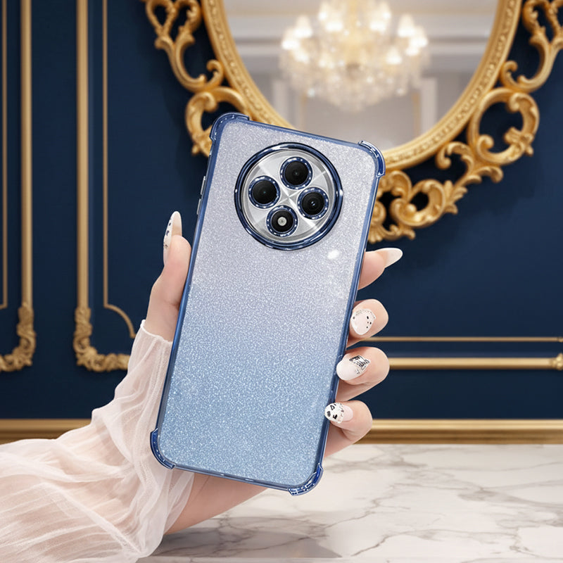 Oppo F27 Pro+ 5G Luxury Shimmer Shockproof Airbag Case