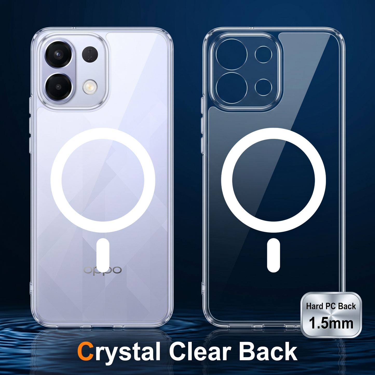 Oppo K13 5G Clear Anti-Yellow MagSafe Protective Case