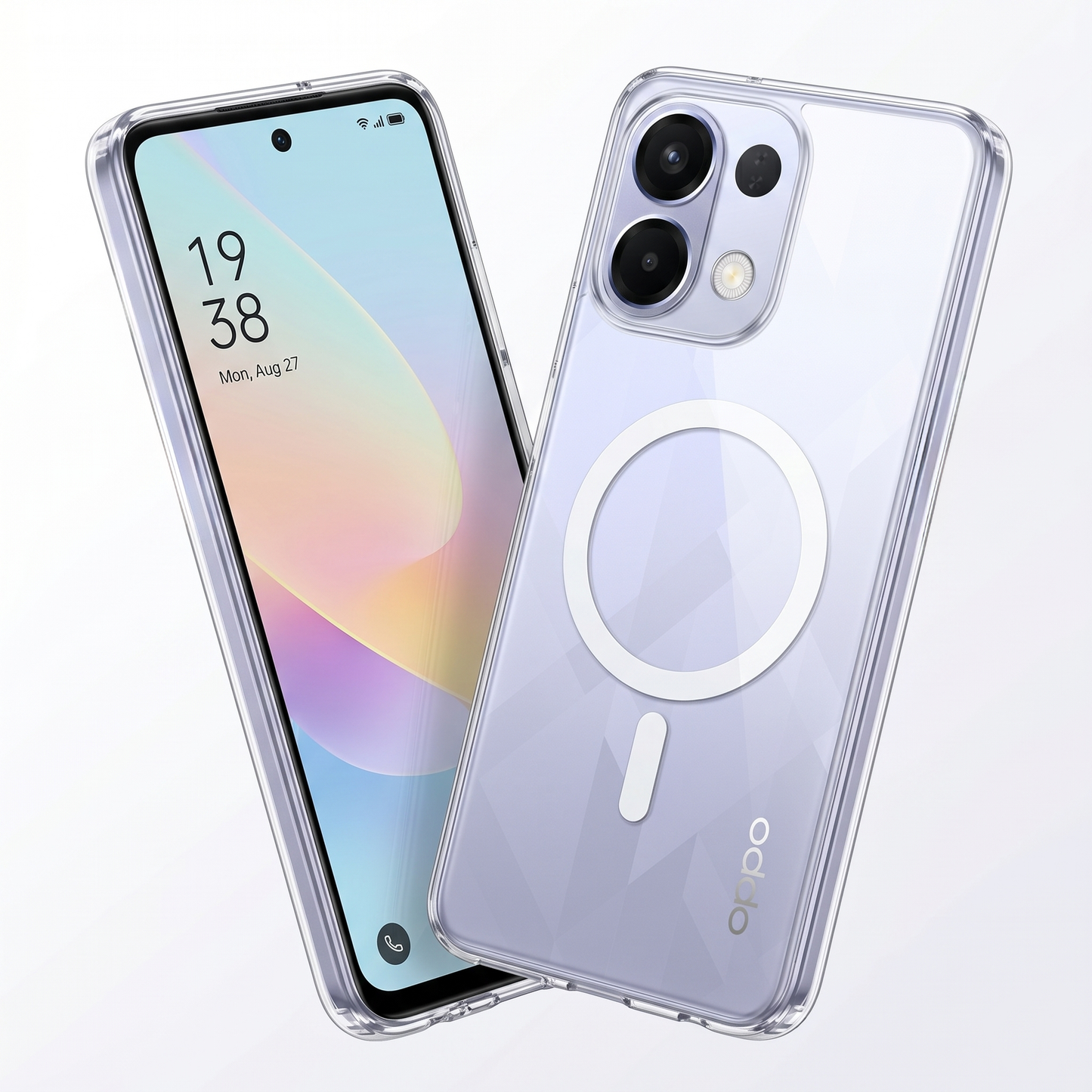 Oppo K13 5G Clear Anti-Yellow MagSafe Protective Case