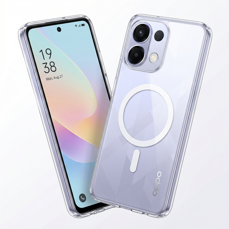 Oppo K13 5G Clear Anti-Yellow MagSafe Protective Case