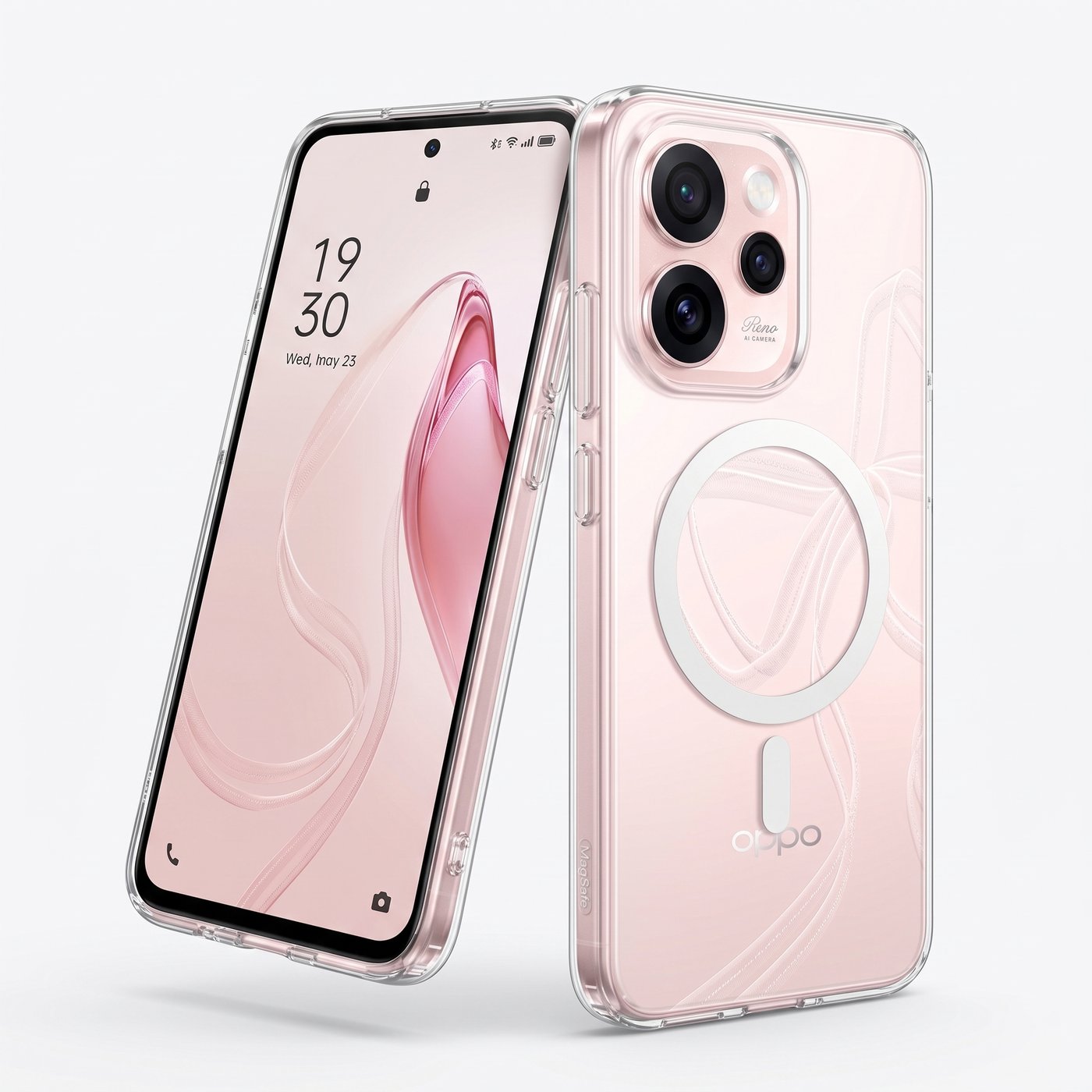 Oppo Reno 15 Pro Mini 5G Clear Anti-Yellow MagSafe Protective Case