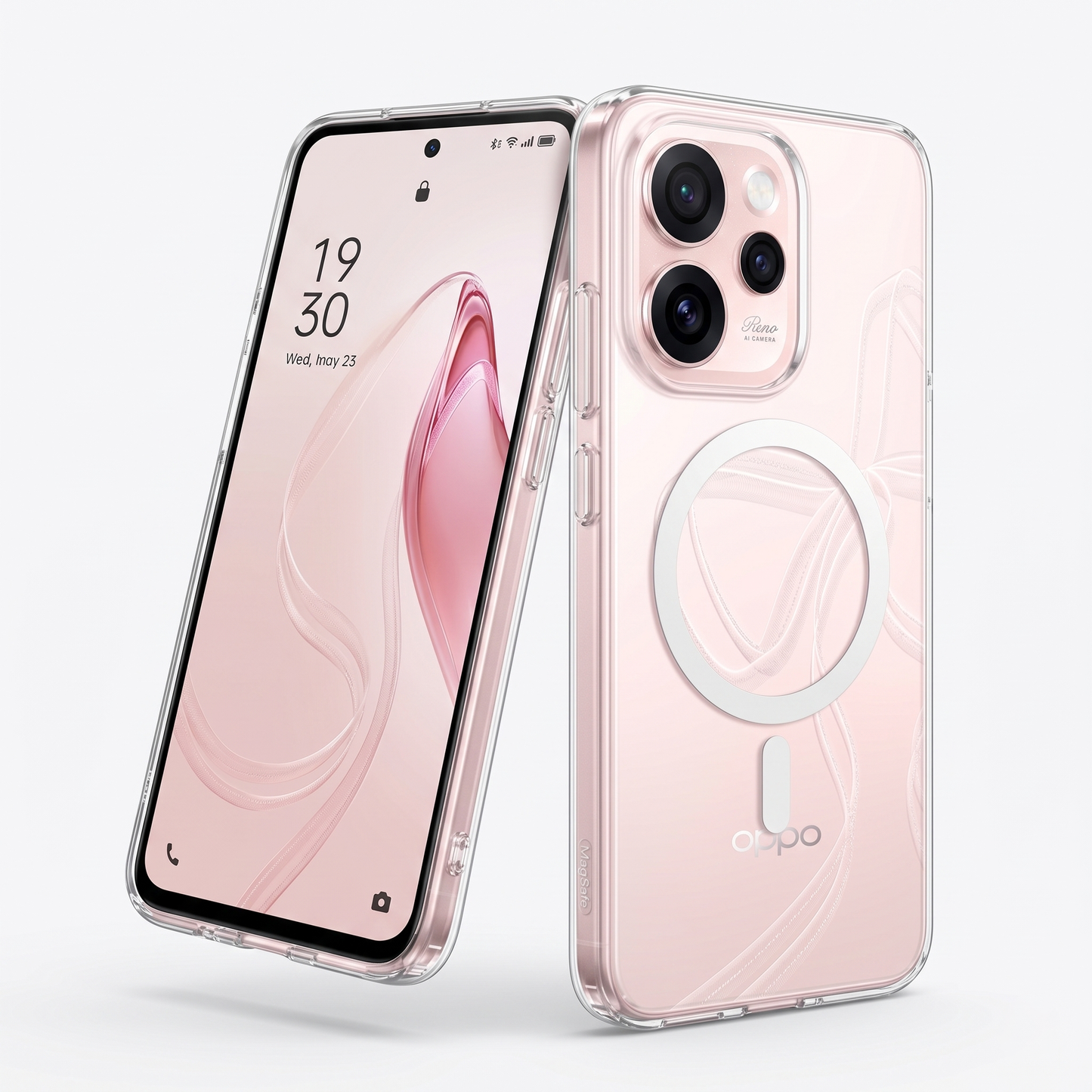 Oppo Reno 15 Pro Mini 5G Clear Anti-Yellow MagSafe Protective Case