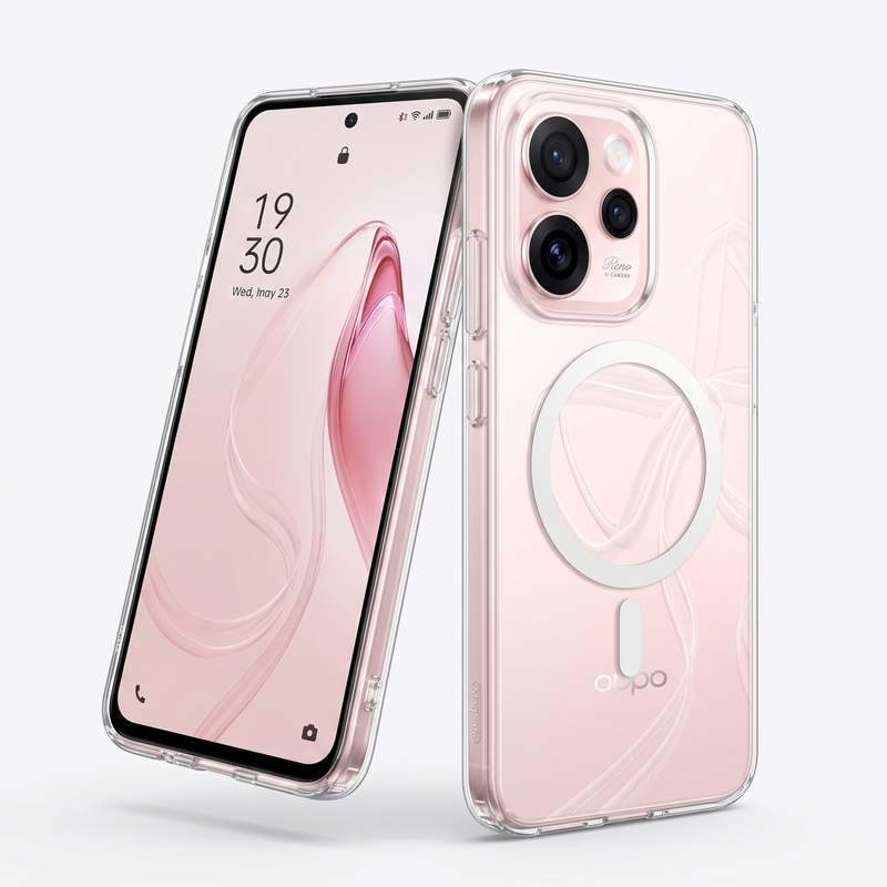 Oppo Reno 15 Pro Mini 5G Clear Anti-Yellow MagSafe Protective Case