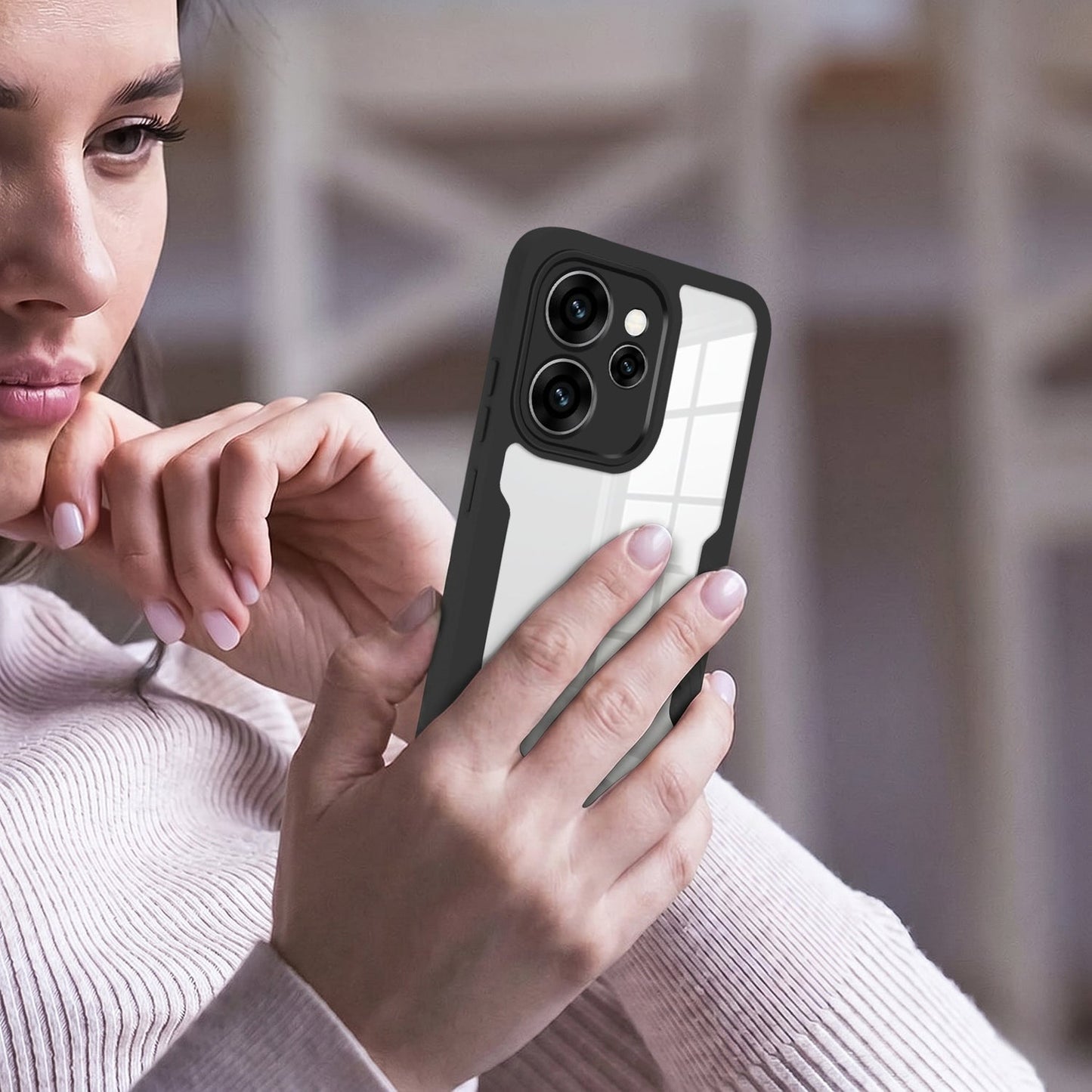 Oppo Reno 15 5G Slim Fit Heavy Duty Shockproof Full Body Protection Case