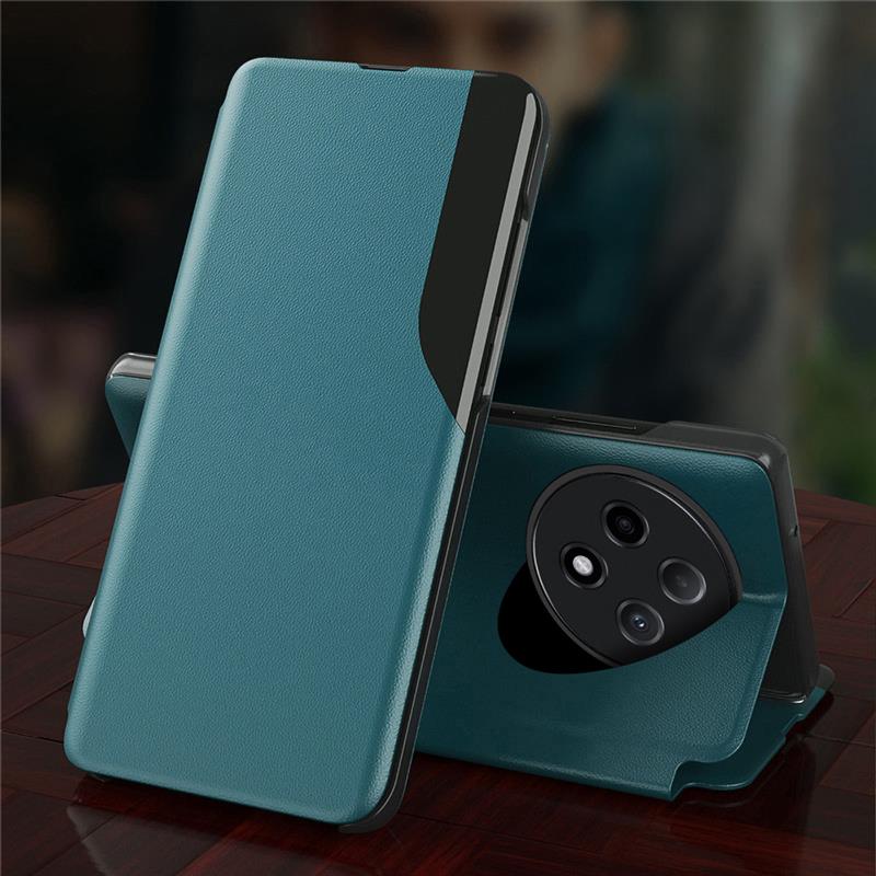 Oppo F27 Pro 5G Luxury Half Window Leather Flip Case