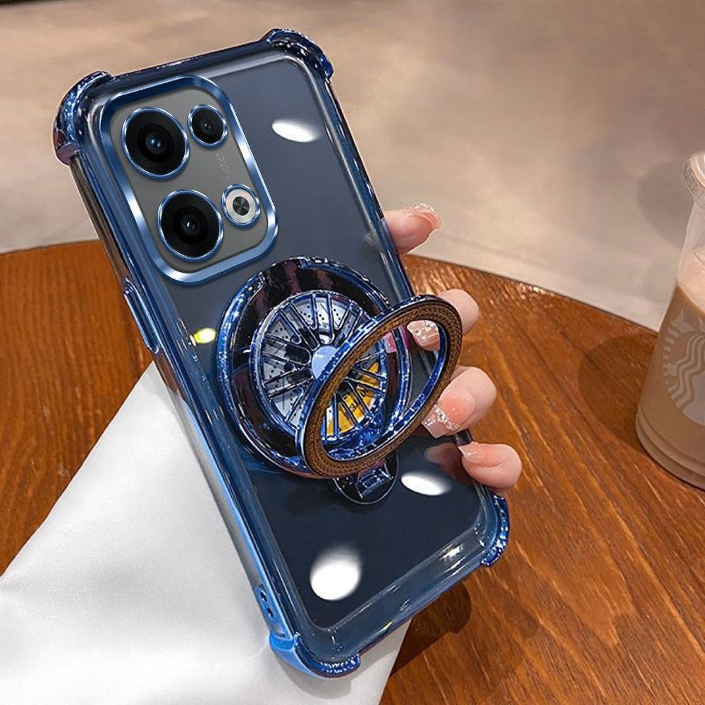 Oppo F31 5G Premium Stress Buster Wheel Rotating Shockproof Airbags Case