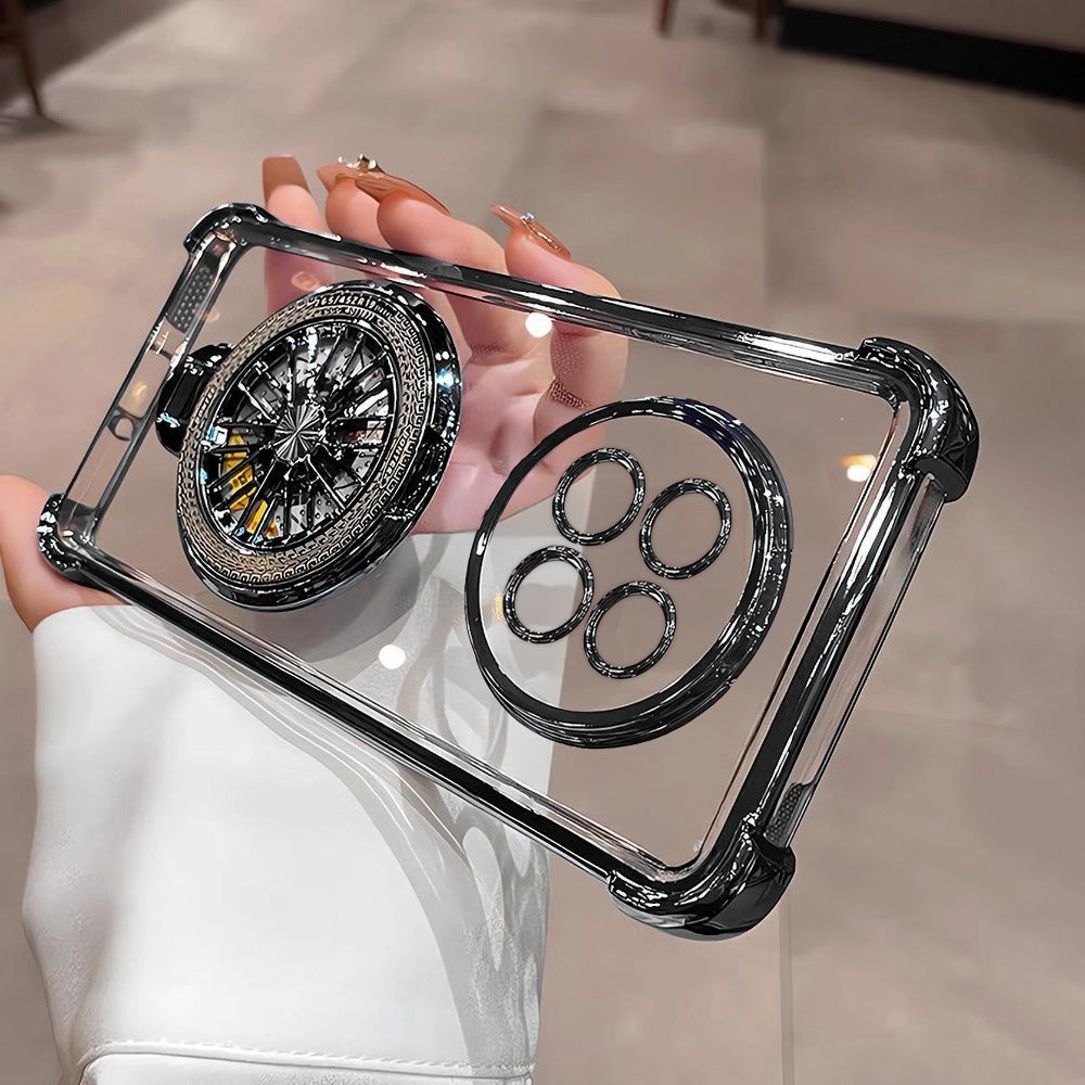 Oppo F31 Pro+ 5G Premium Stress Buster Wheel Rotating Shockproof Airbags Case
