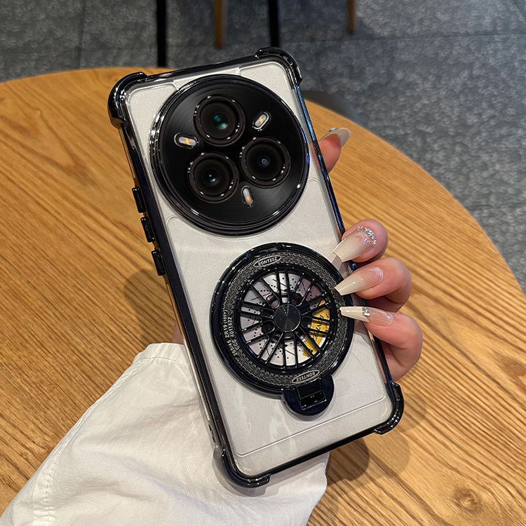Realme 14 Pro+ 5G Premium Stress Buster Wheel Rotating Shockproof Airbags Case
