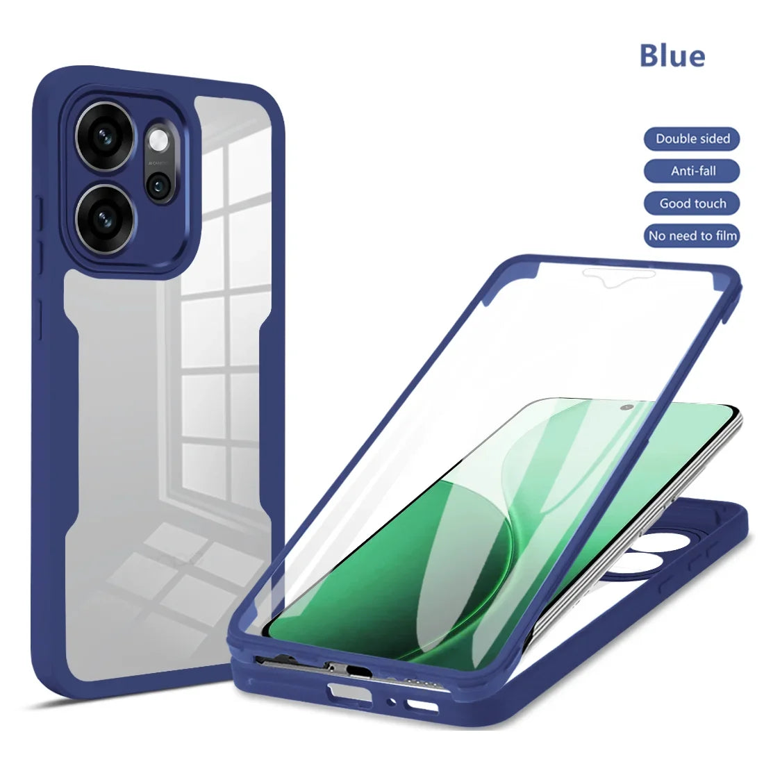 Oppo Reno 14 5G Slim Fit Heavy Duty Shockproof Full Body Protection Case