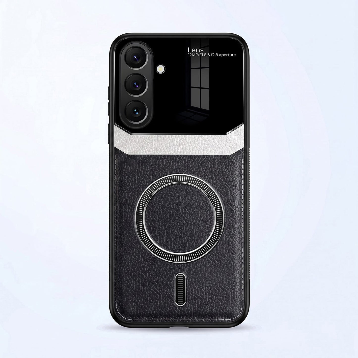 Samsung Galaxy A37 5G Premium Magsafe Magnetic Leather Lens Protective Case