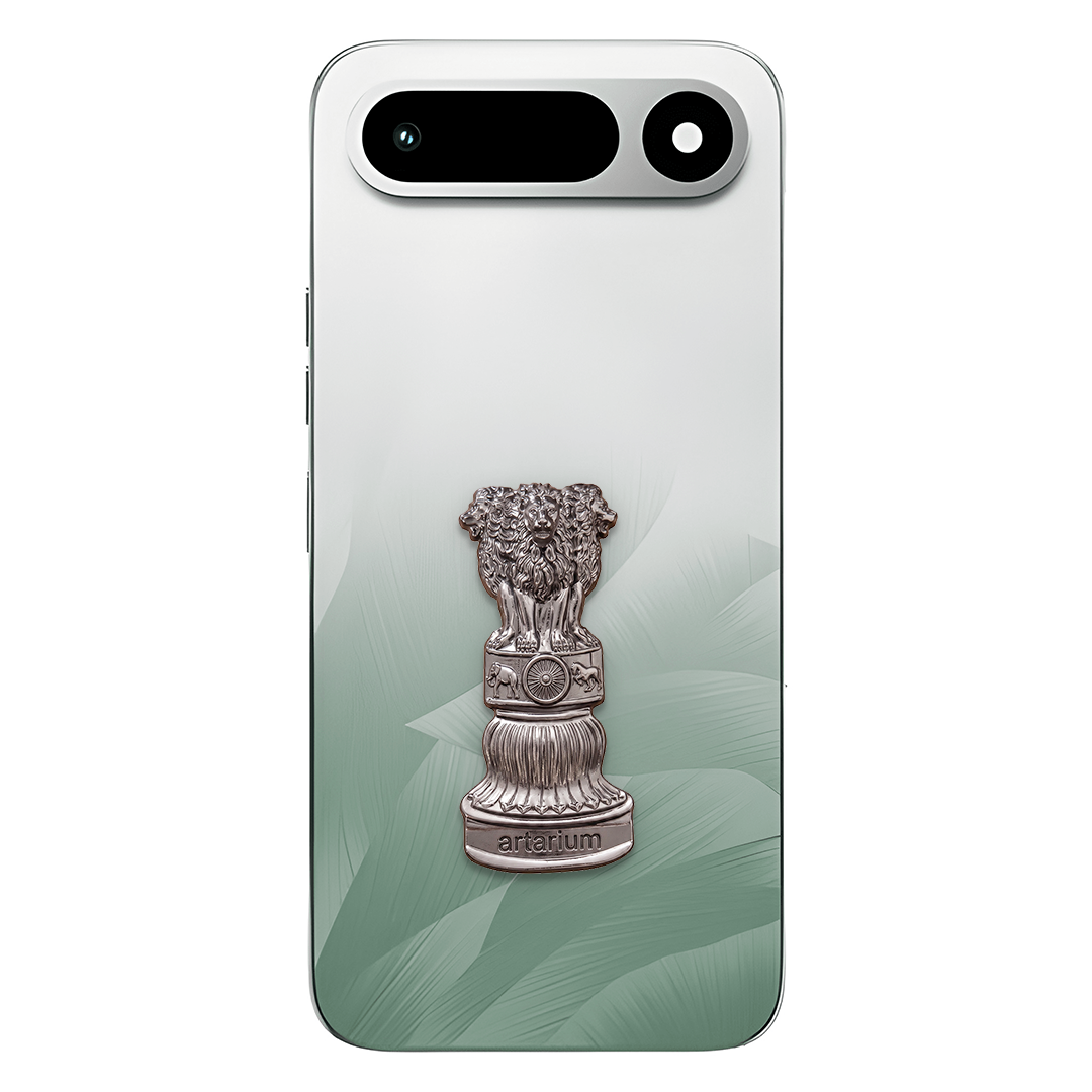 Tecno Pop X 5G Compatible Satyamev Jayate 3D Metal Emblem Sticker
