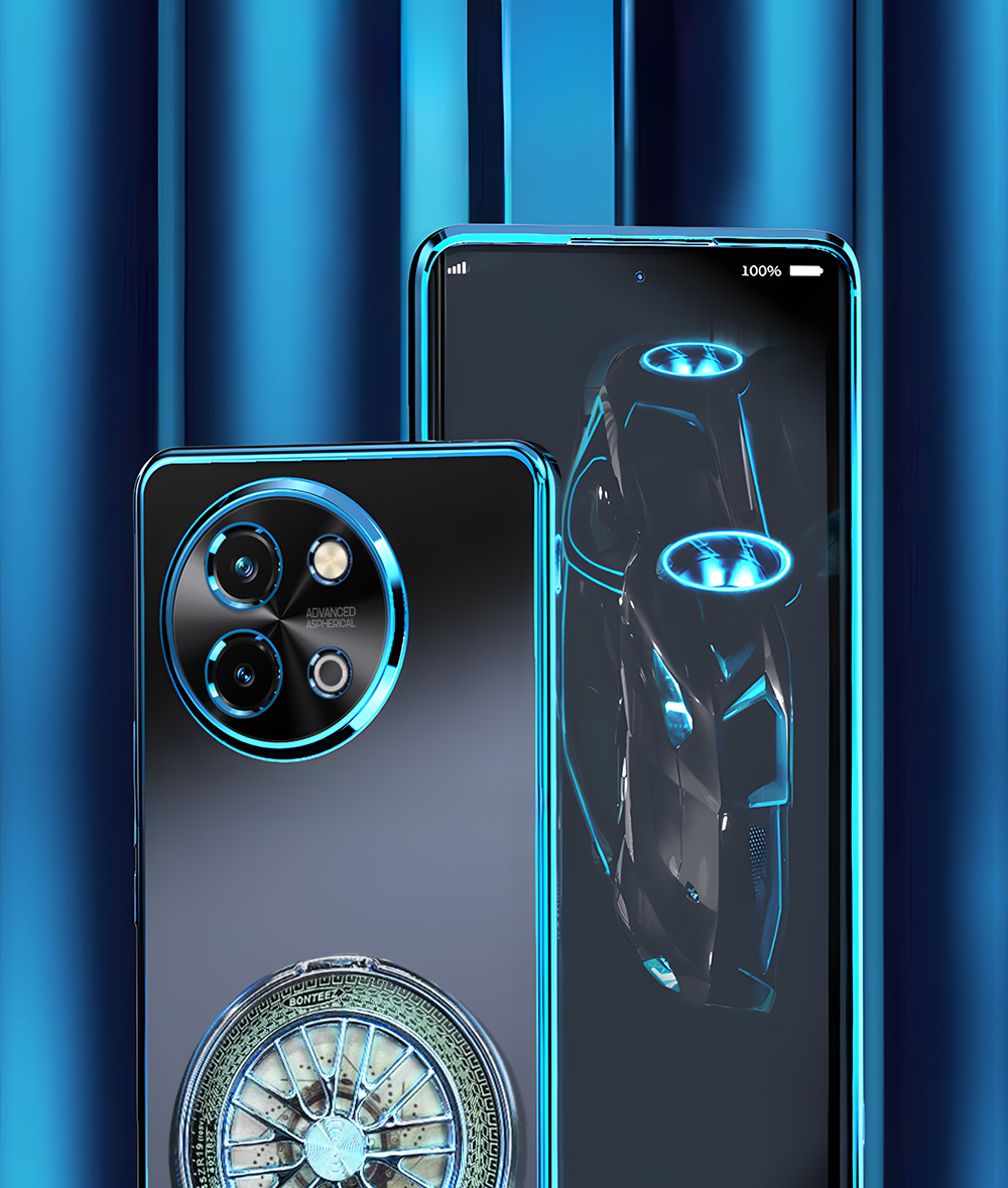 Vivo Y58 5G Ferrari Wheel Electroplating Case