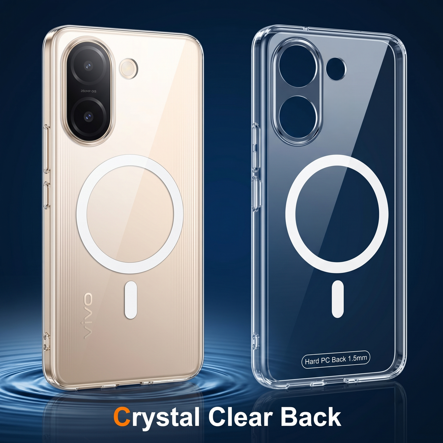 Vivo V60e 5G Clear Anti-Yellow MagSafe Protective Case