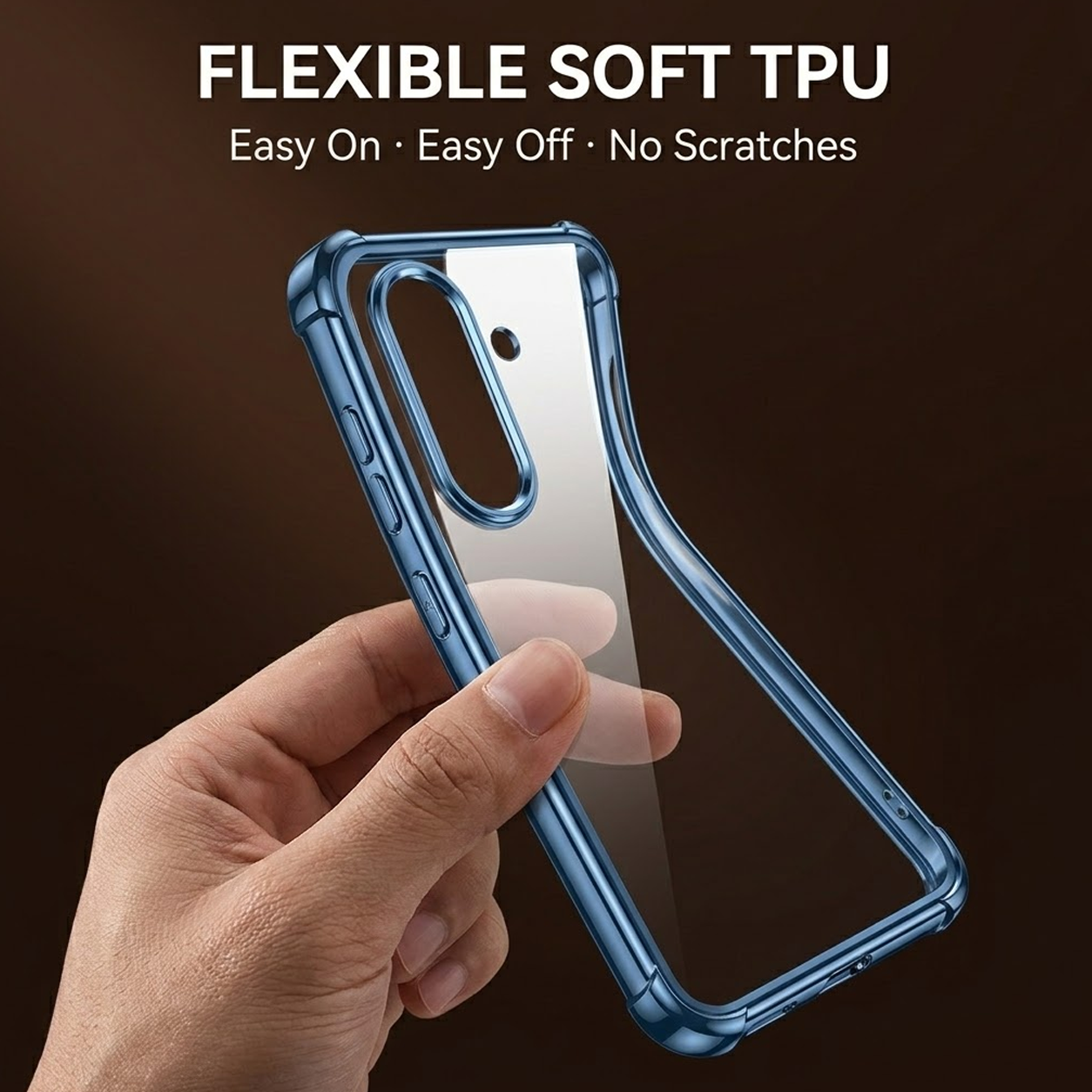 Samsung Galaxy A17 5G Anti-Yellow Electroplating Transparent Airbags Case